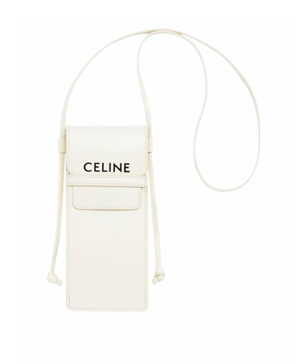 CELINE Белая сумка через плечо, фото 1