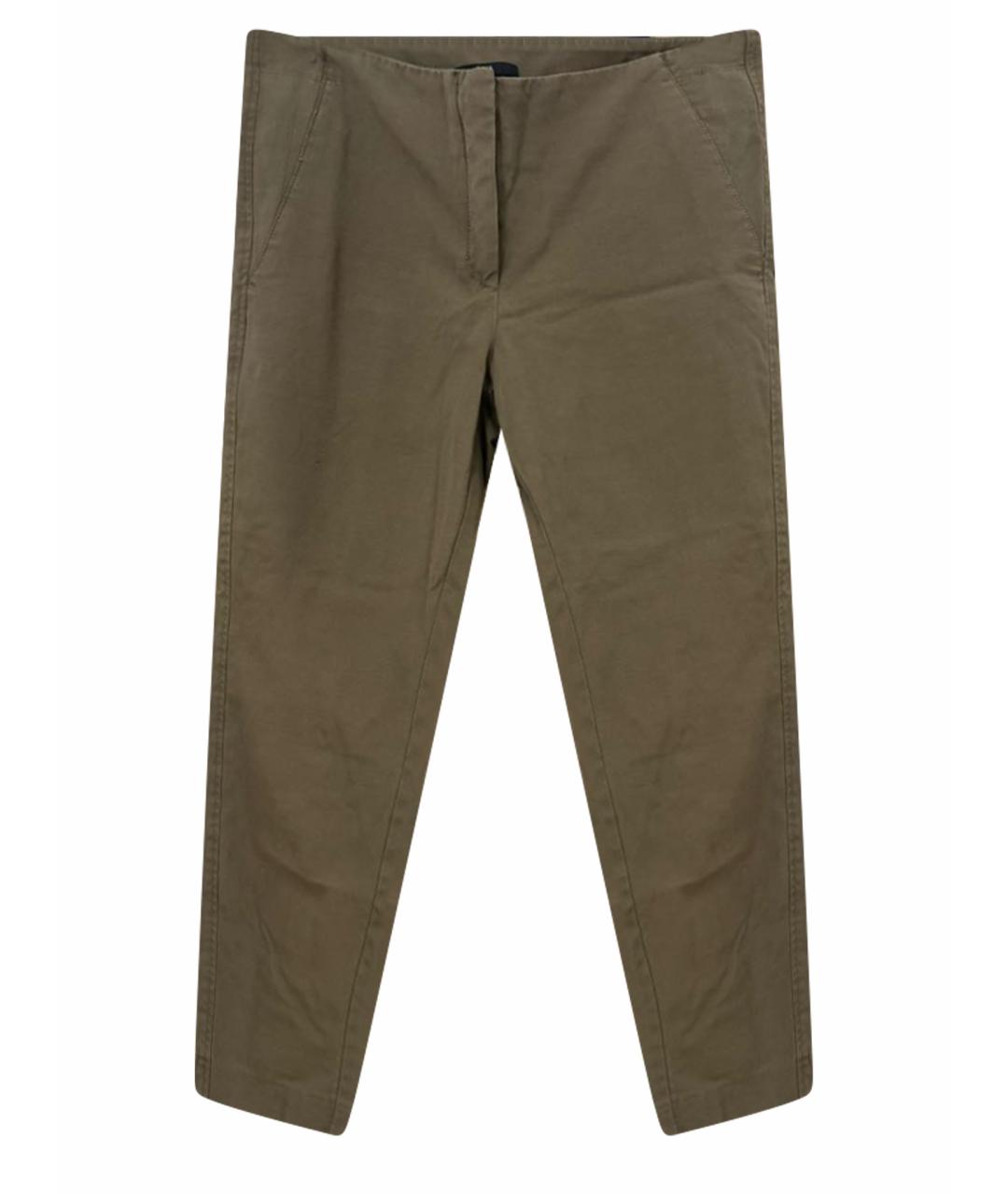 HUGO BOSS Хаки хлопковые классические брюки, фото 1
