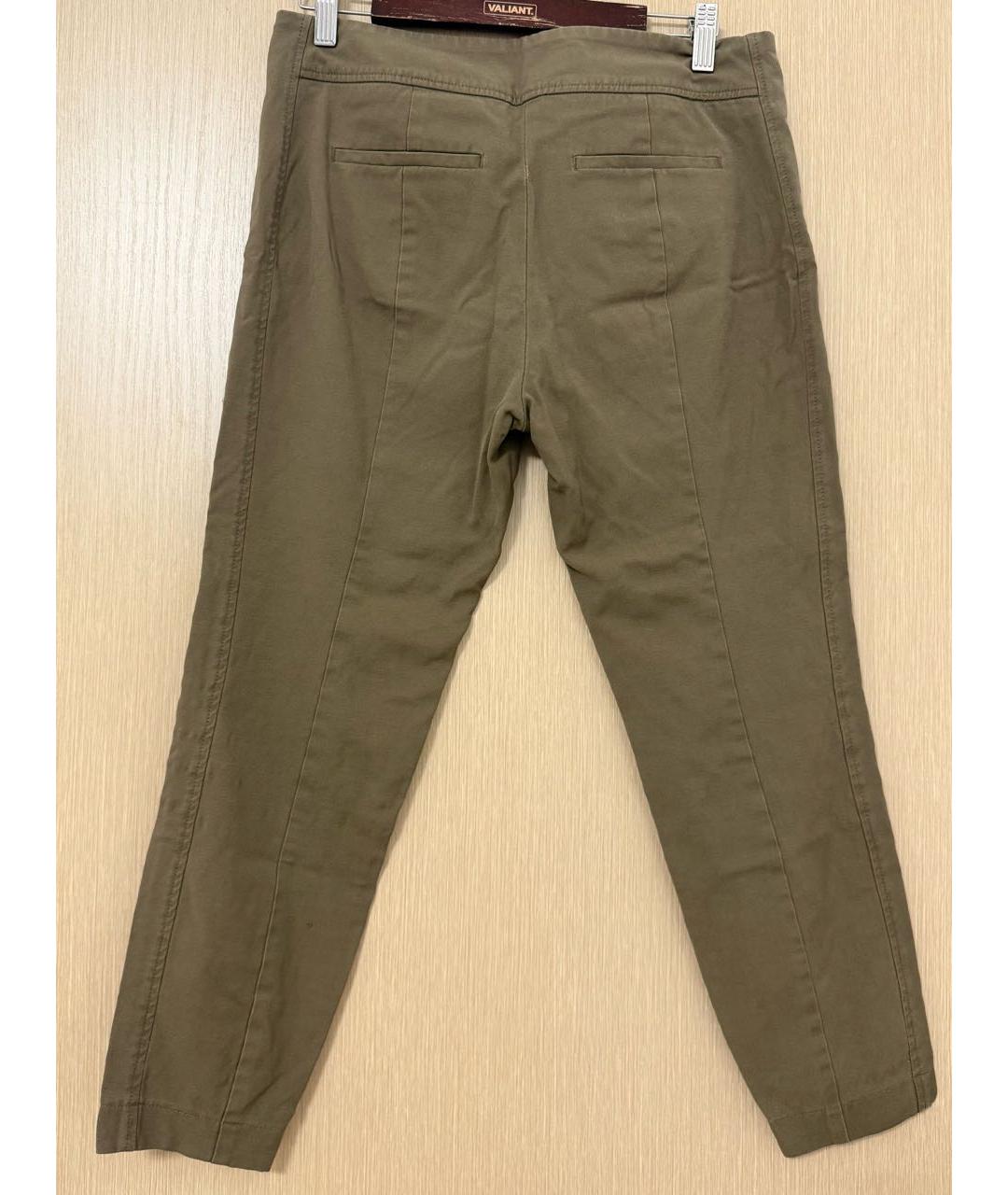 HUGO BOSS Хаки хлопковые классические брюки, фото 2