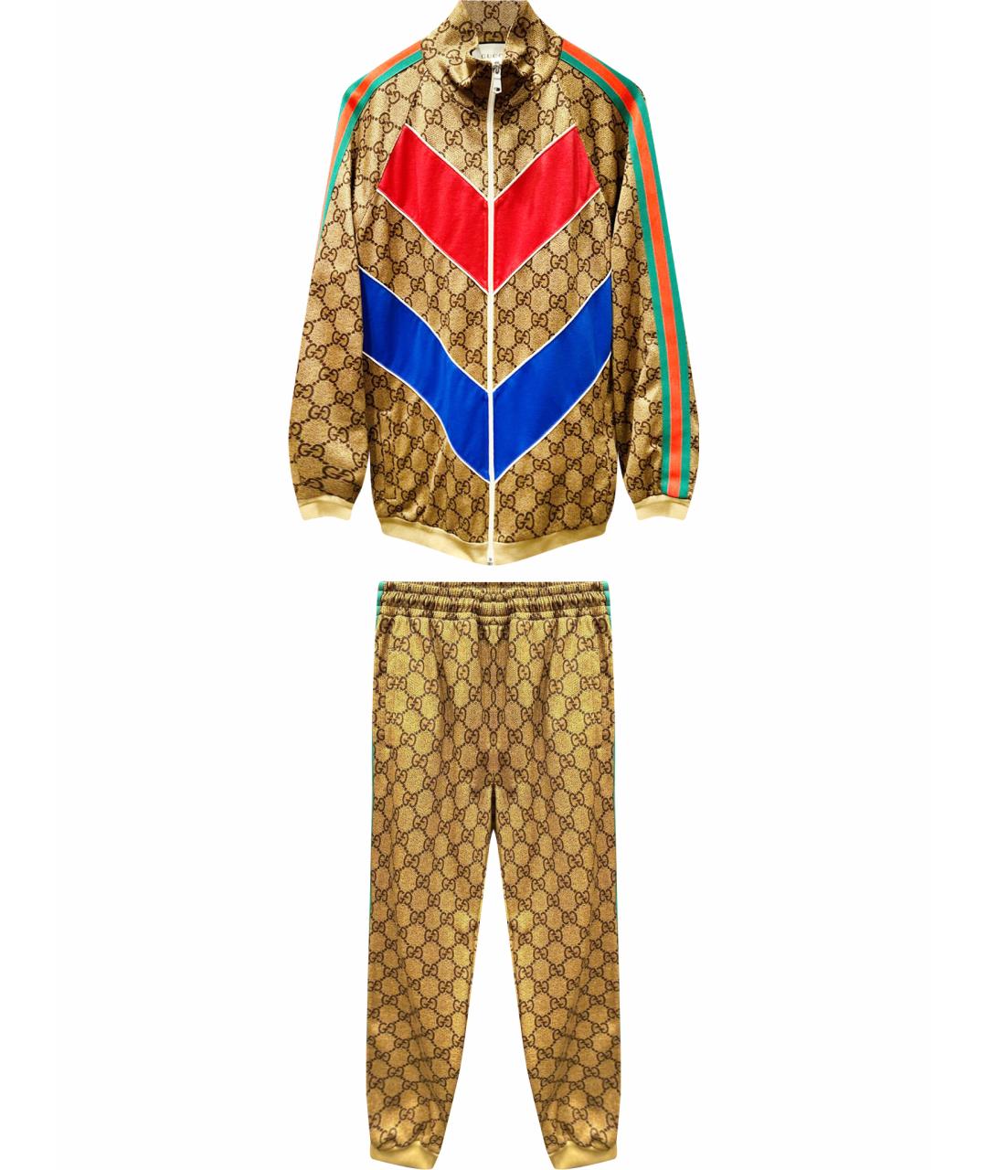 GUCCI Бежевый повседневный костюм, фото 1