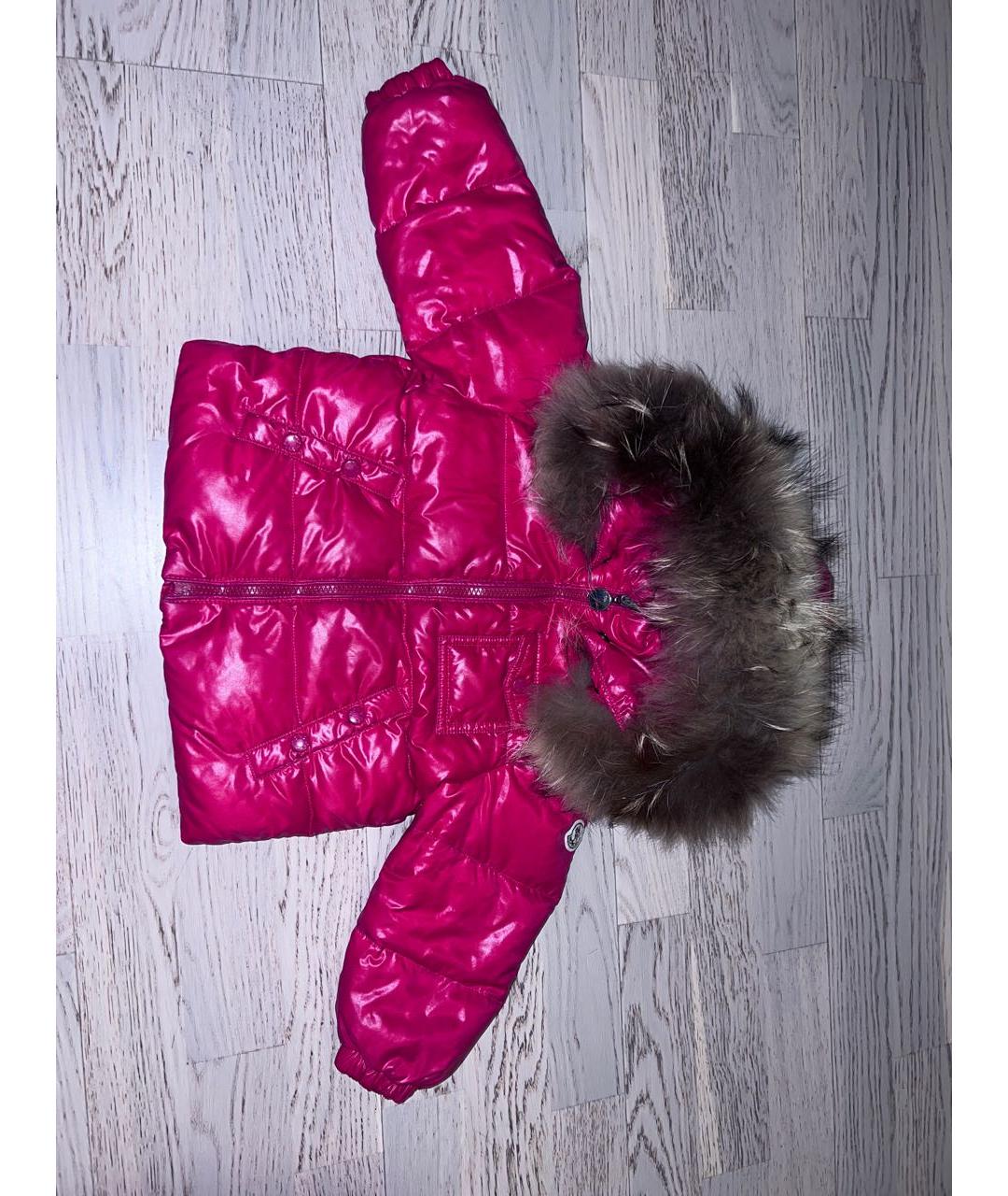 MONCLER KIDS Красный комбинезон, фото 5