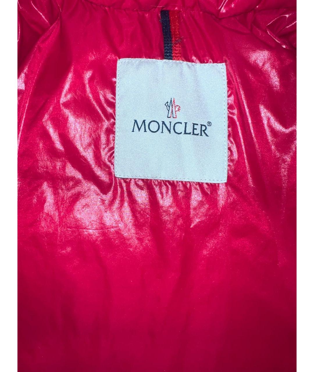 MONCLER KIDS Красный комбинезон, фото 3