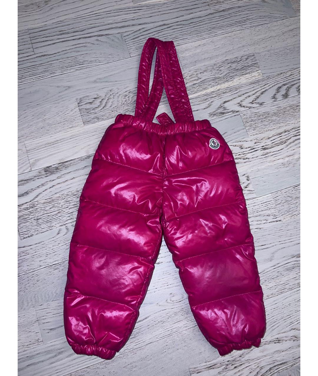 MONCLER KIDS Красный комбинезон, фото 6