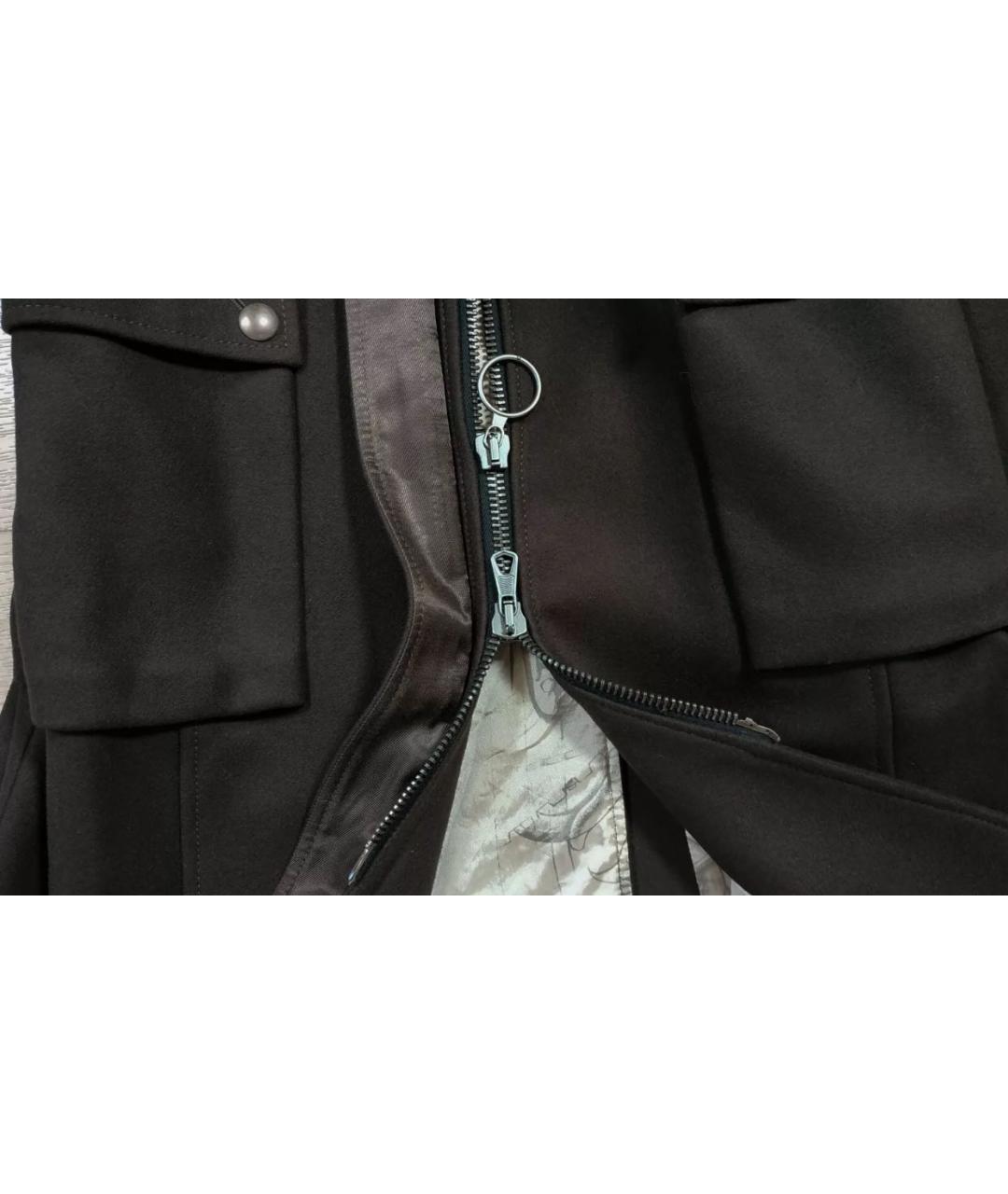 BELSTAFF Коричневое шерстяное пальто, фото 3