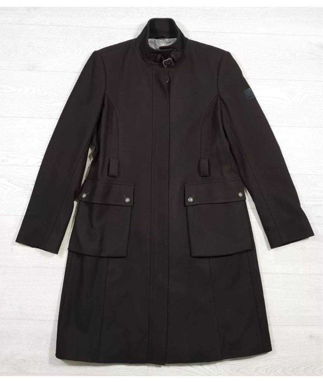 BELSTAFF Коричневое шерстяное пальто, фото 9
