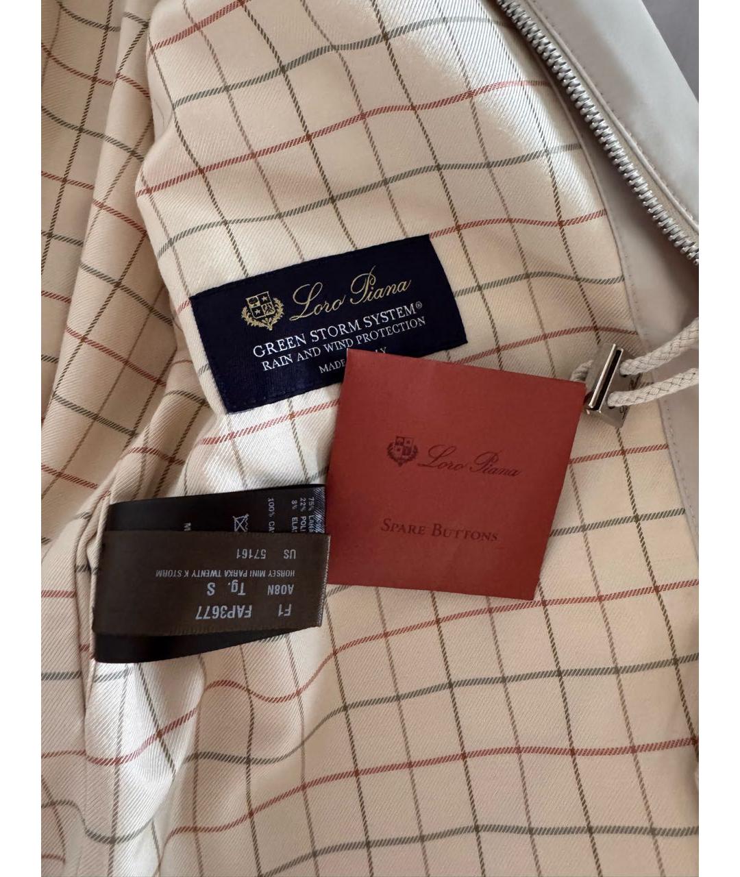 LORO PIANA Белая парка, фото 8