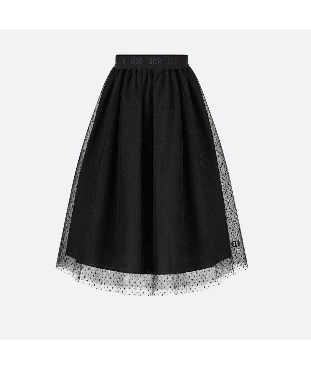 CHRISTIAN DIOR Черная юбка, фото 4