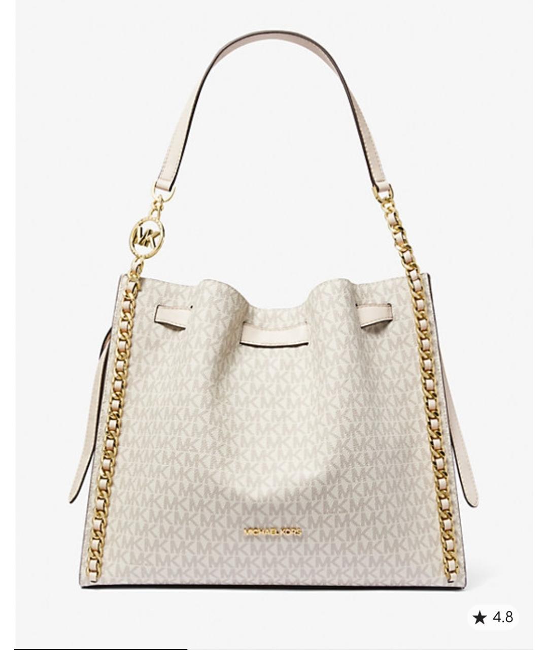 MICHAEL KORS Бежевая сумка через плечо, фото 10