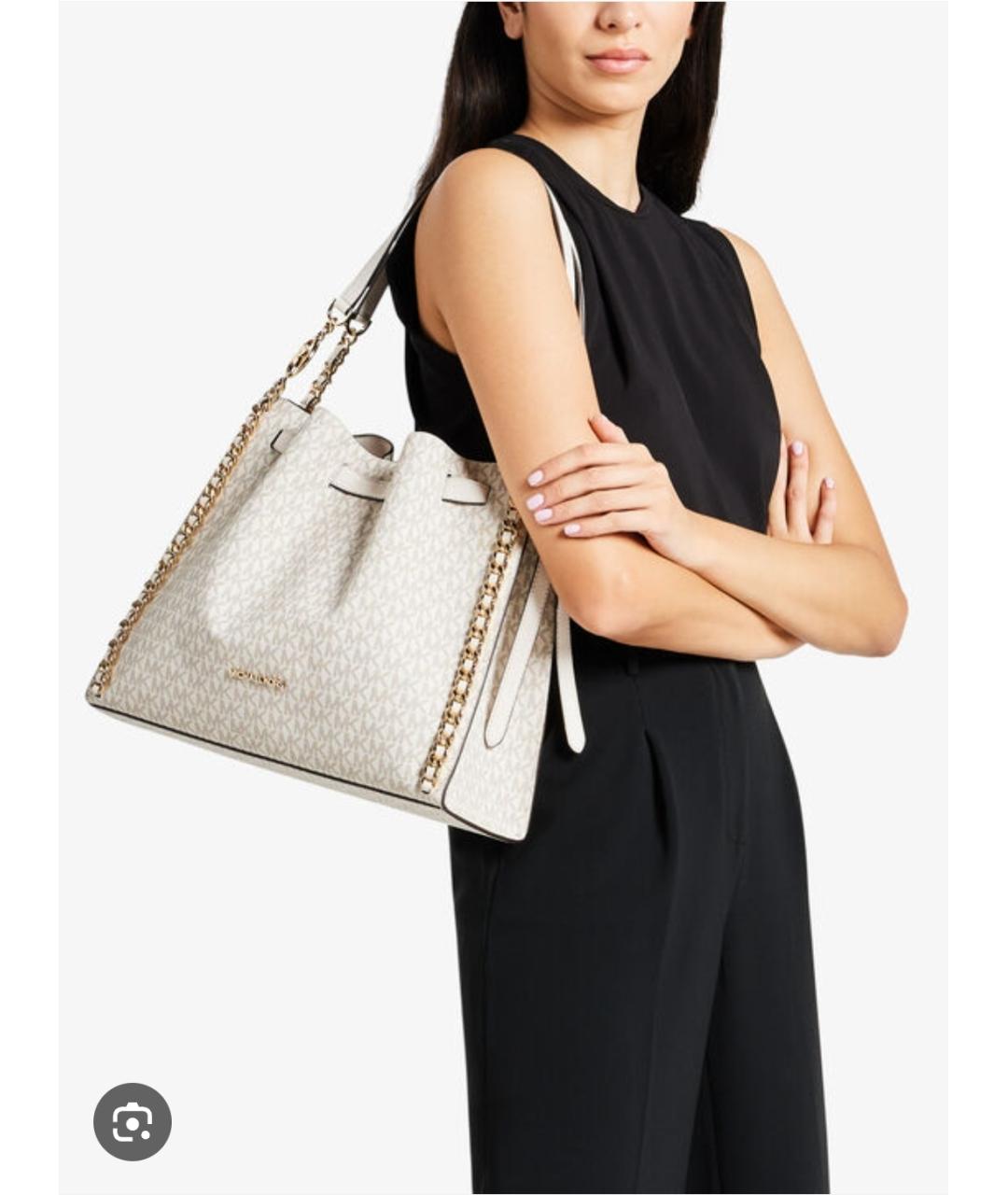 MICHAEL KORS Бежевая сумка через плечо, фото 4