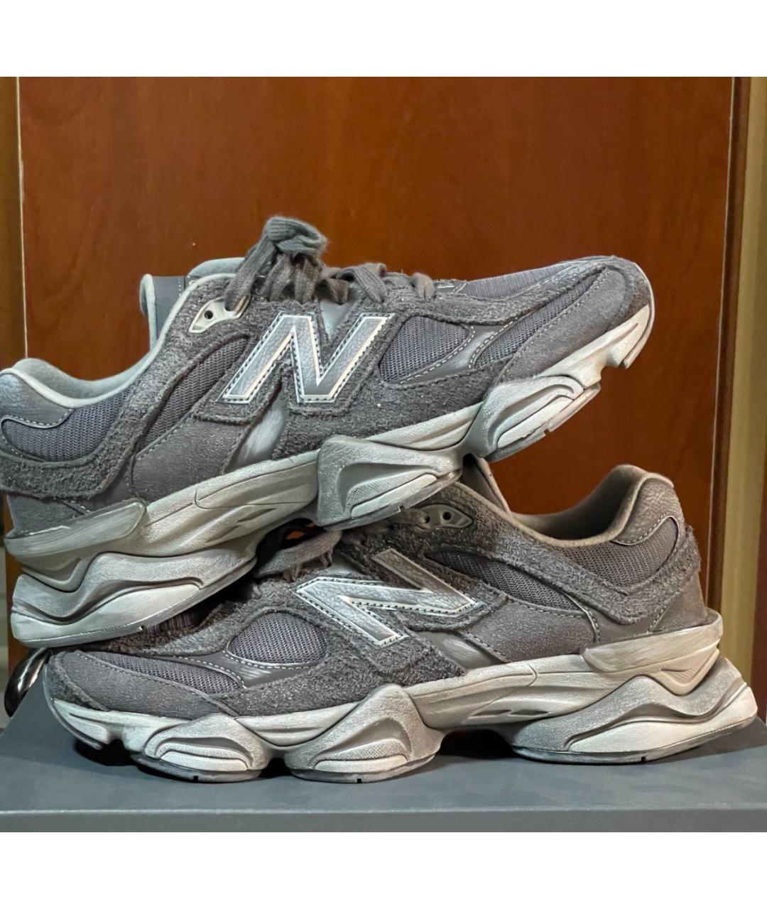 NEW BALANCE Антрацитовые замшевые кроссовки, фото 8