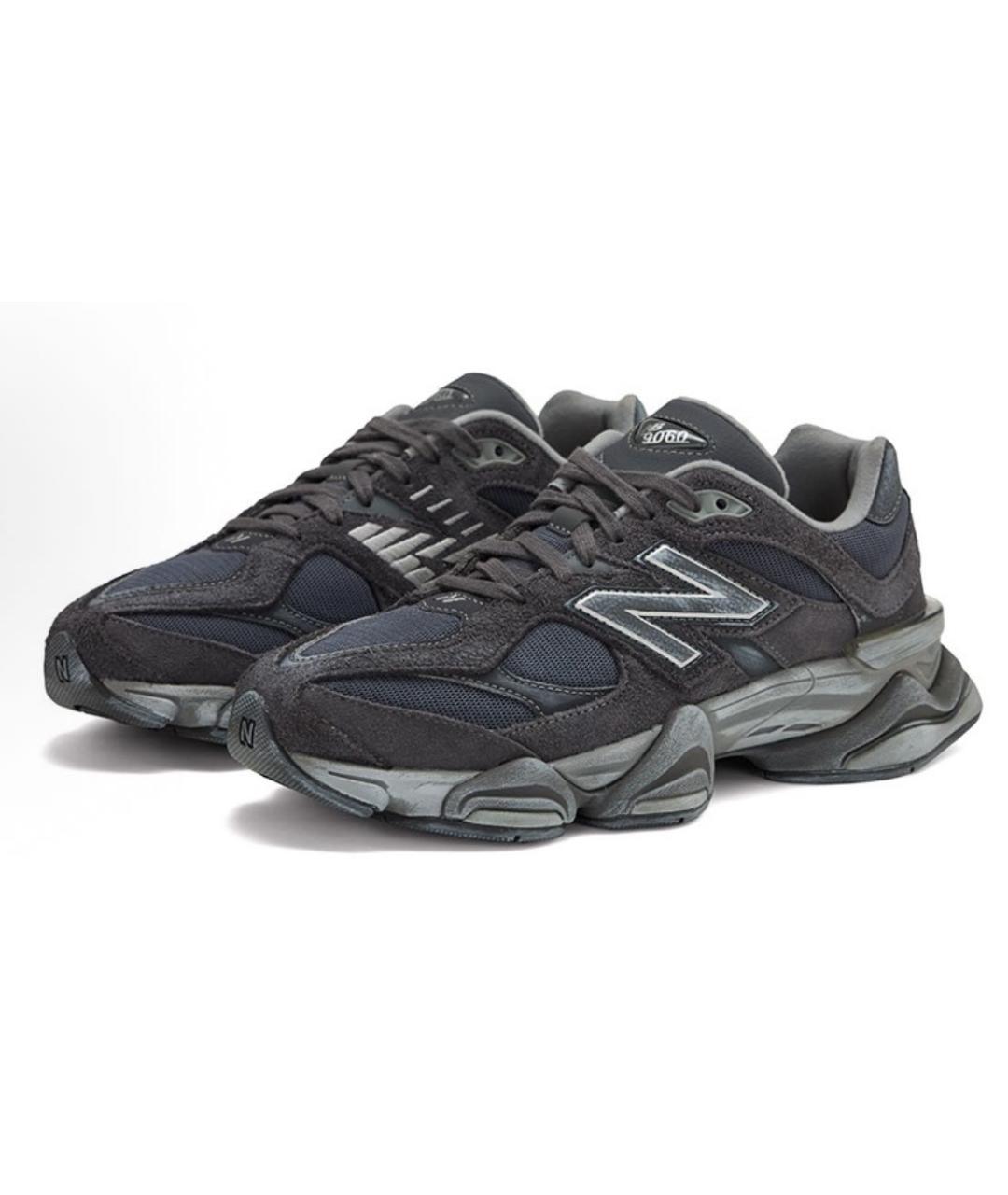 NEW BALANCE Антрацитовые замшевые кроссовки, фото 2