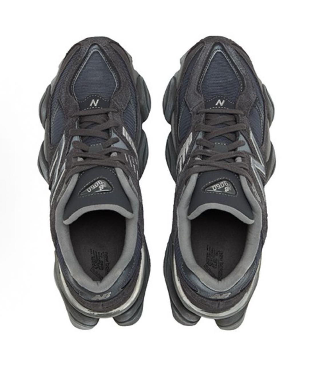 NEW BALANCE Антрацитовые замшевые кроссовки, фото 4