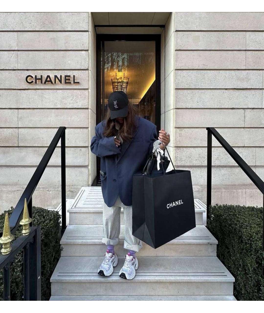 SAINT LAURENT Черная хлопковая кепка, фото 4