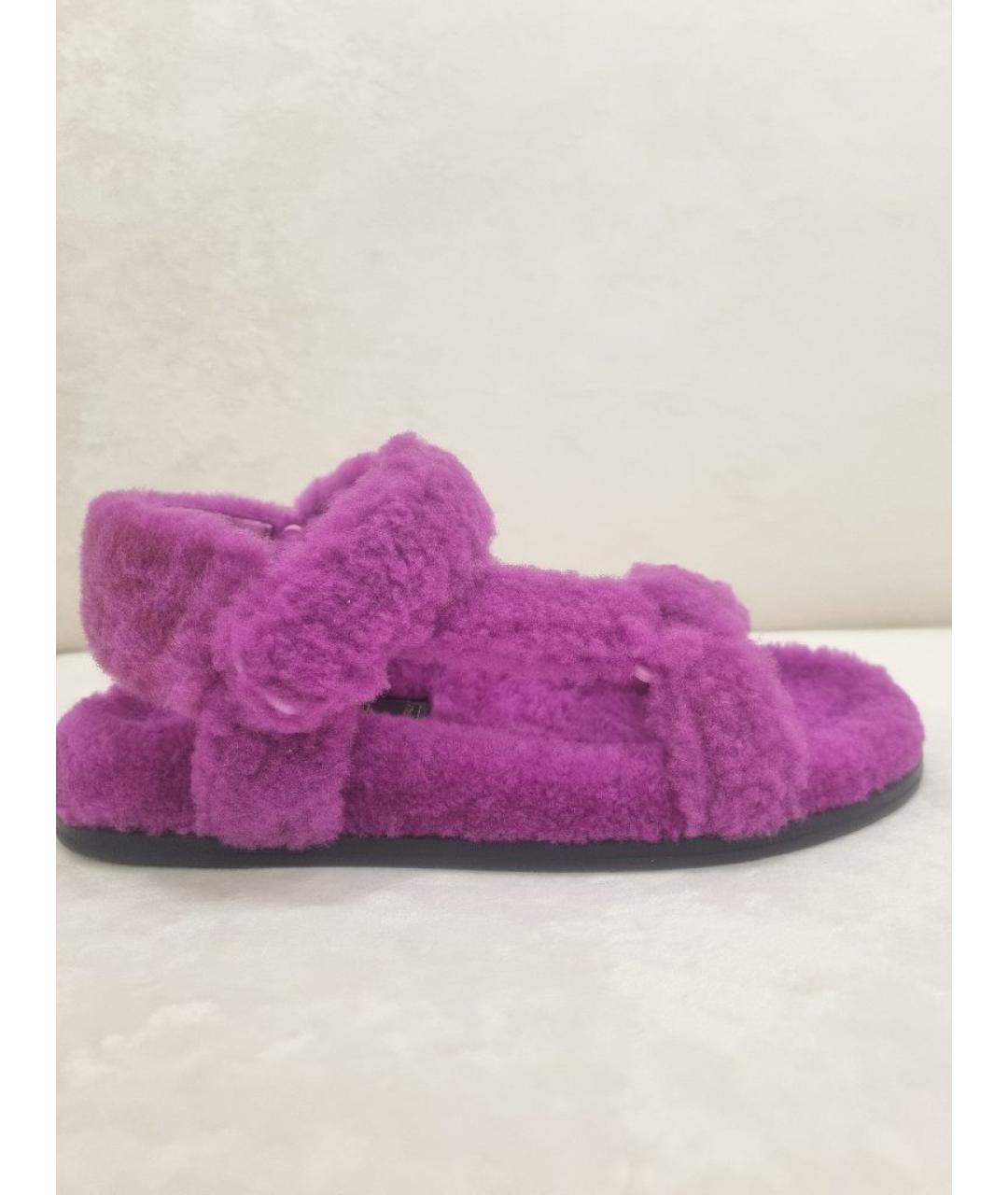 FENDI Розовые сандалии, фото 6