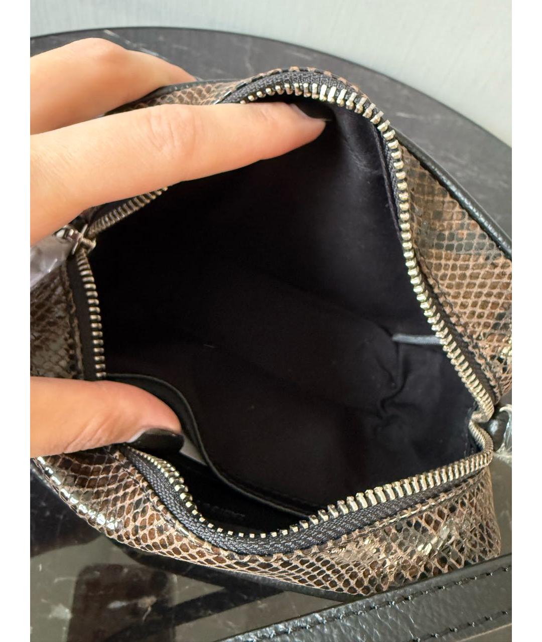 ZADIG & VOLTAIRE Коричневая кожаная сумка через плечо, фото 4