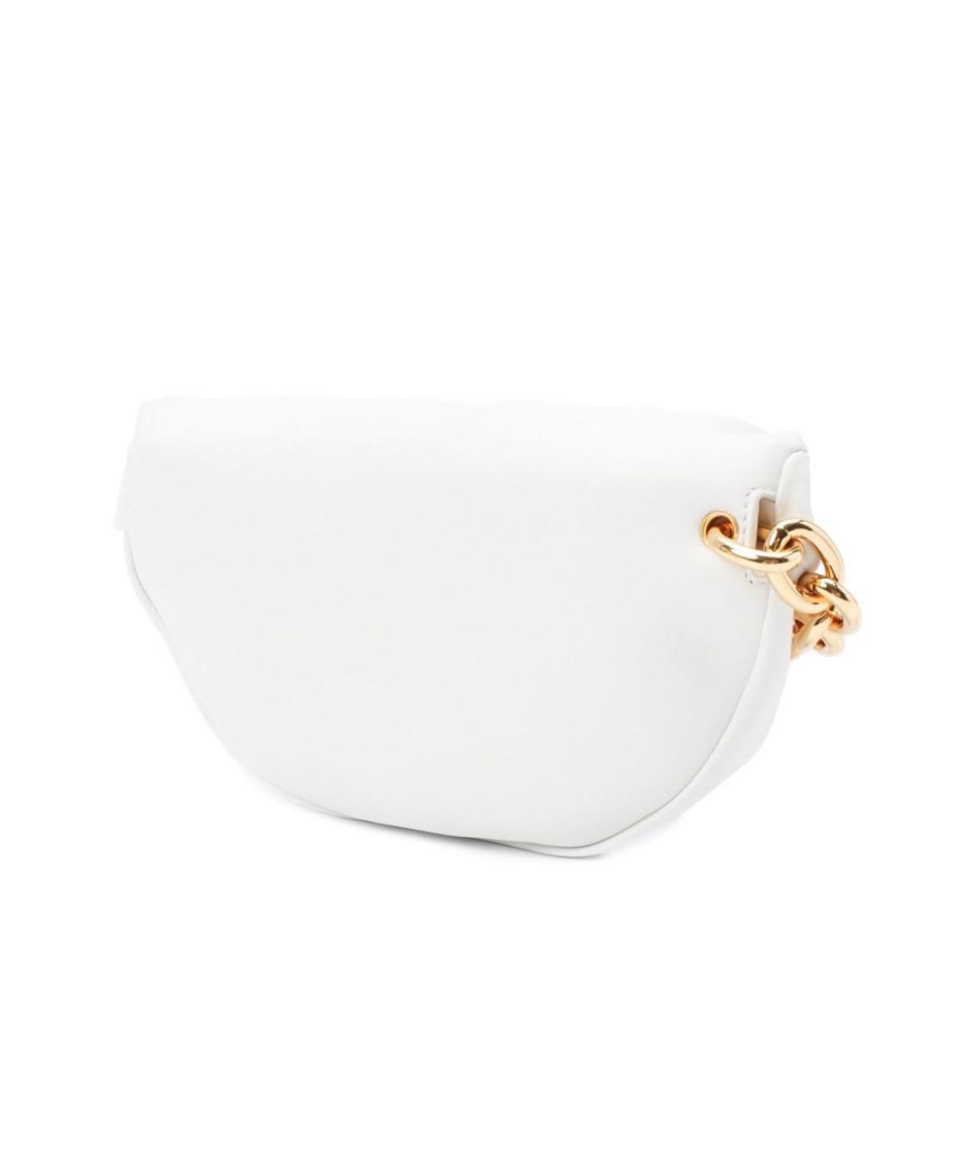 BOTTEGA VENETA Белая кожаная сумка через плечо, фото 2