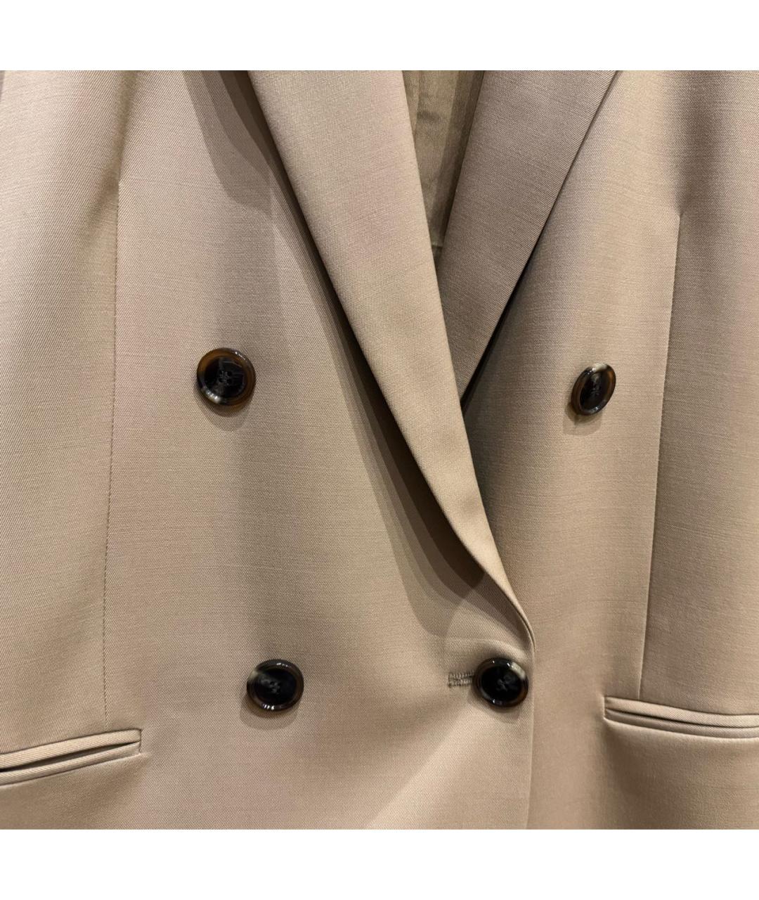 HUGO BOSS Горчичный хлопковый жакет/пиджак, фото 4