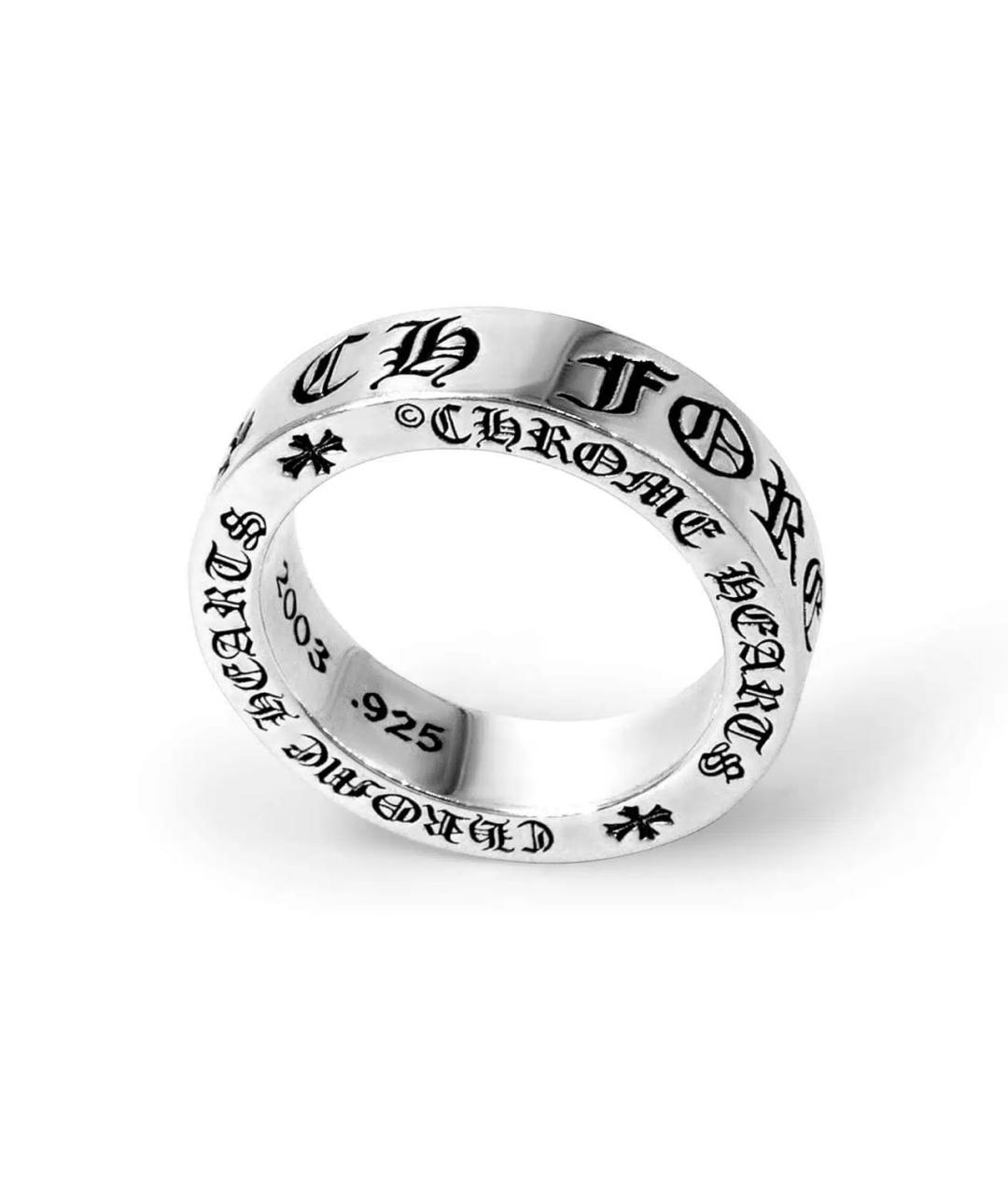 CHROME HEARTS Серебряное серебряное кольцо, фото 2