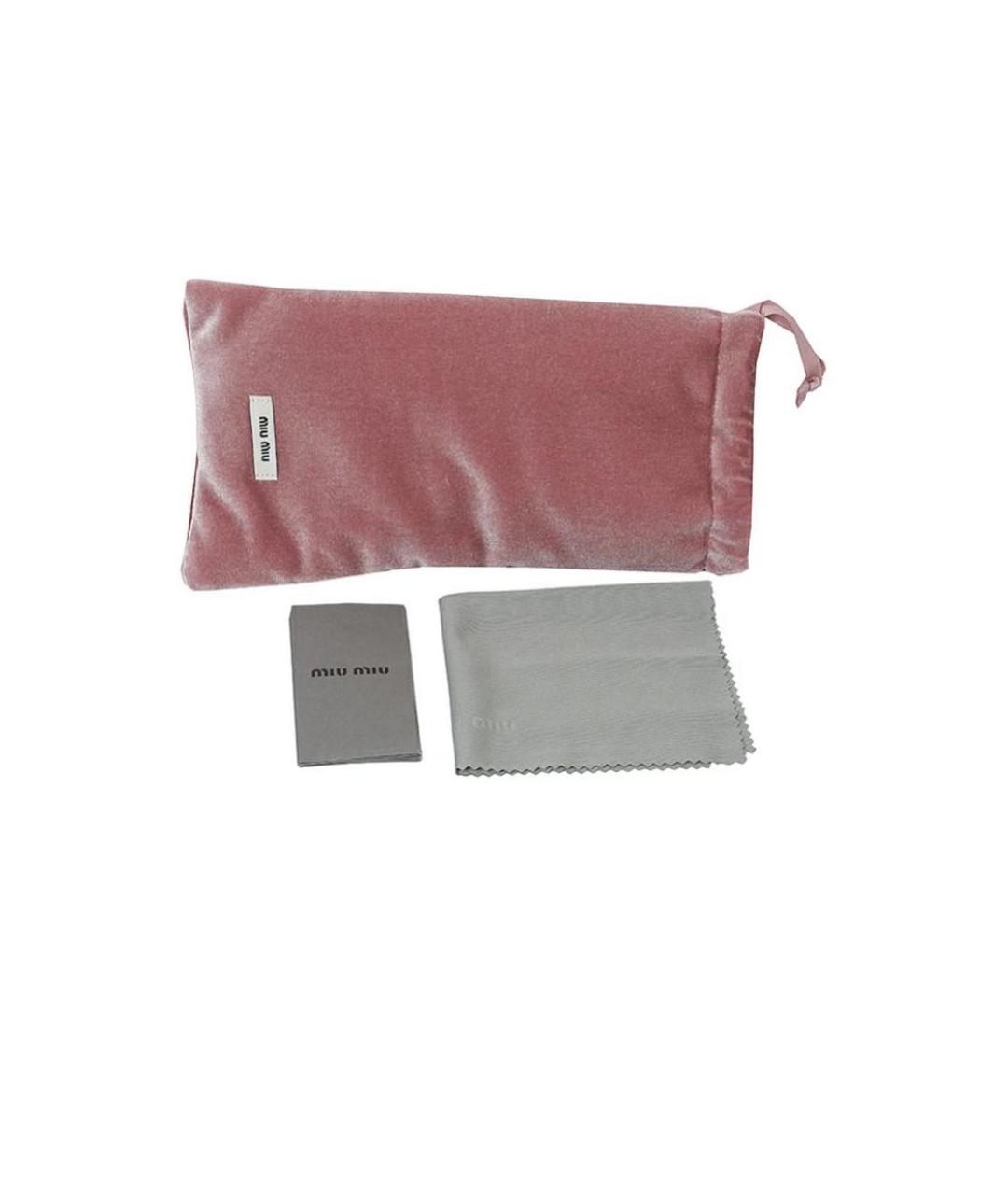 MIU MIU Серые металлические солнцезащитные очки, фото 4