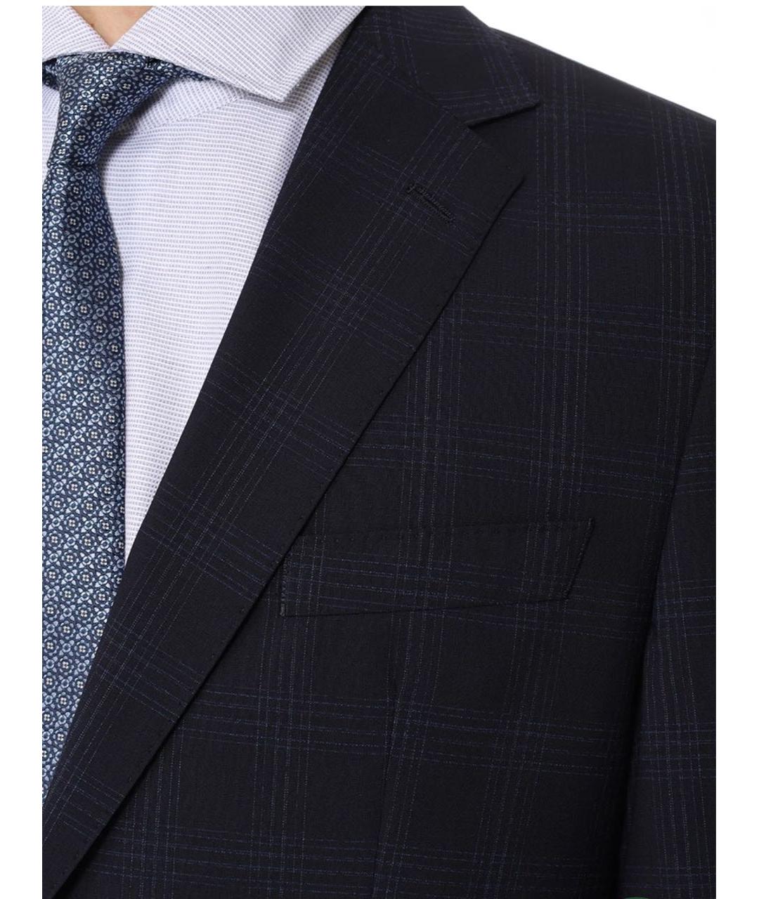 HUGO BOSS Темно-синий классический костюм, фото 4