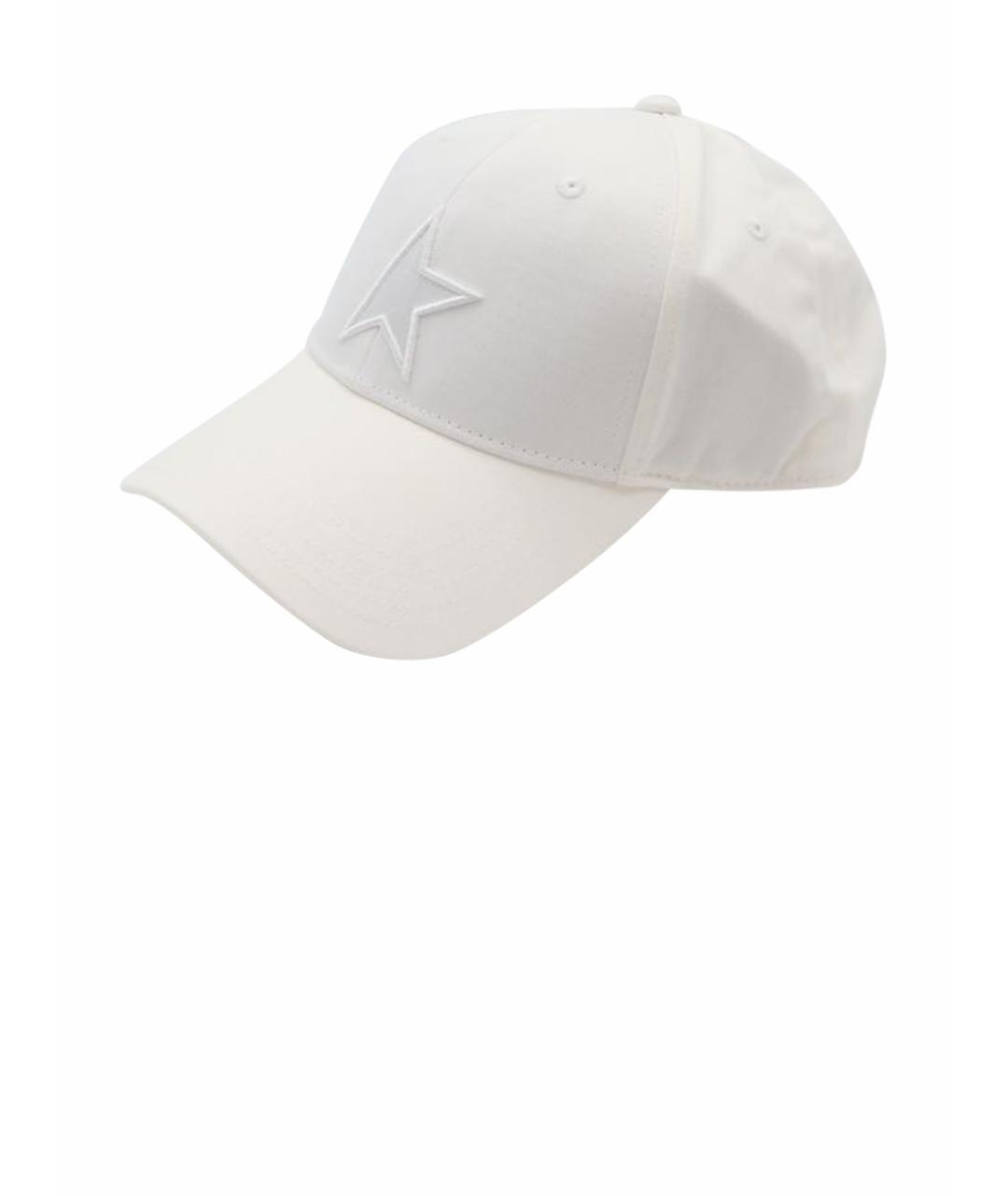 GOLDEN GOOSE DELUXE BRAND Белая хлопковая кепка, фото 1