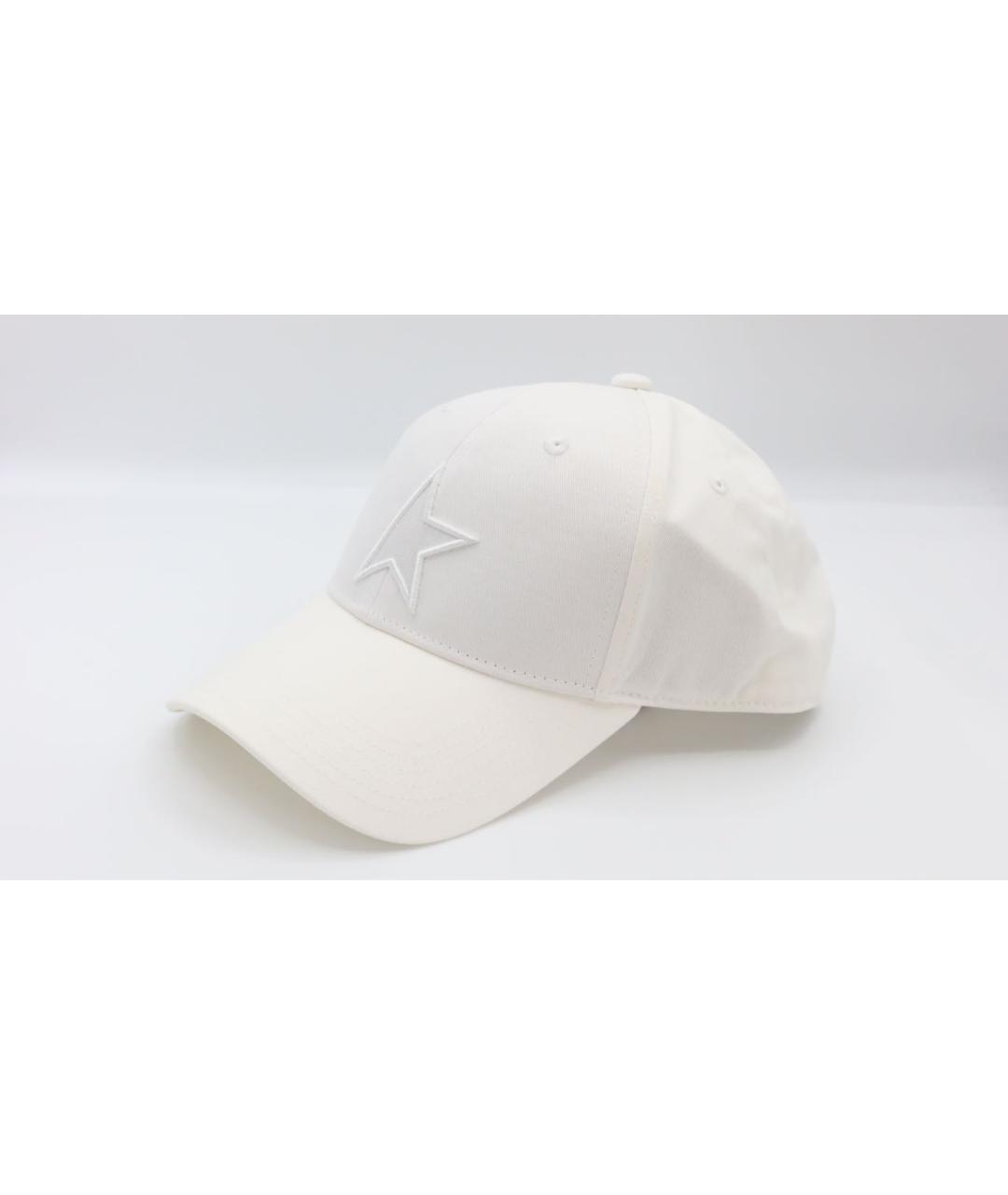 GOLDEN GOOSE DELUXE BRAND Белая хлопковая кепка, фото 3