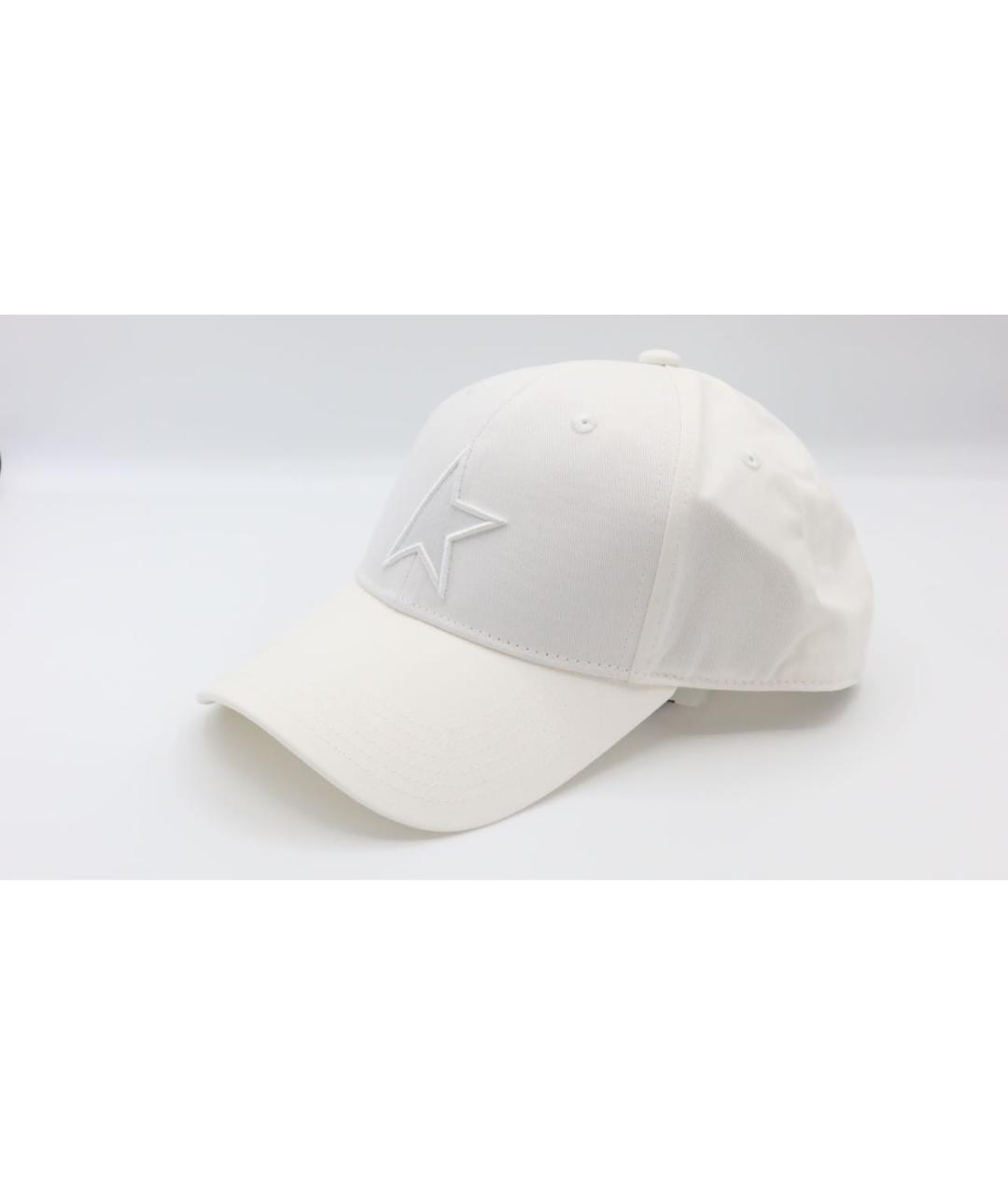 GOLDEN GOOSE DELUXE BRAND Белая хлопковая кепка, фото 2