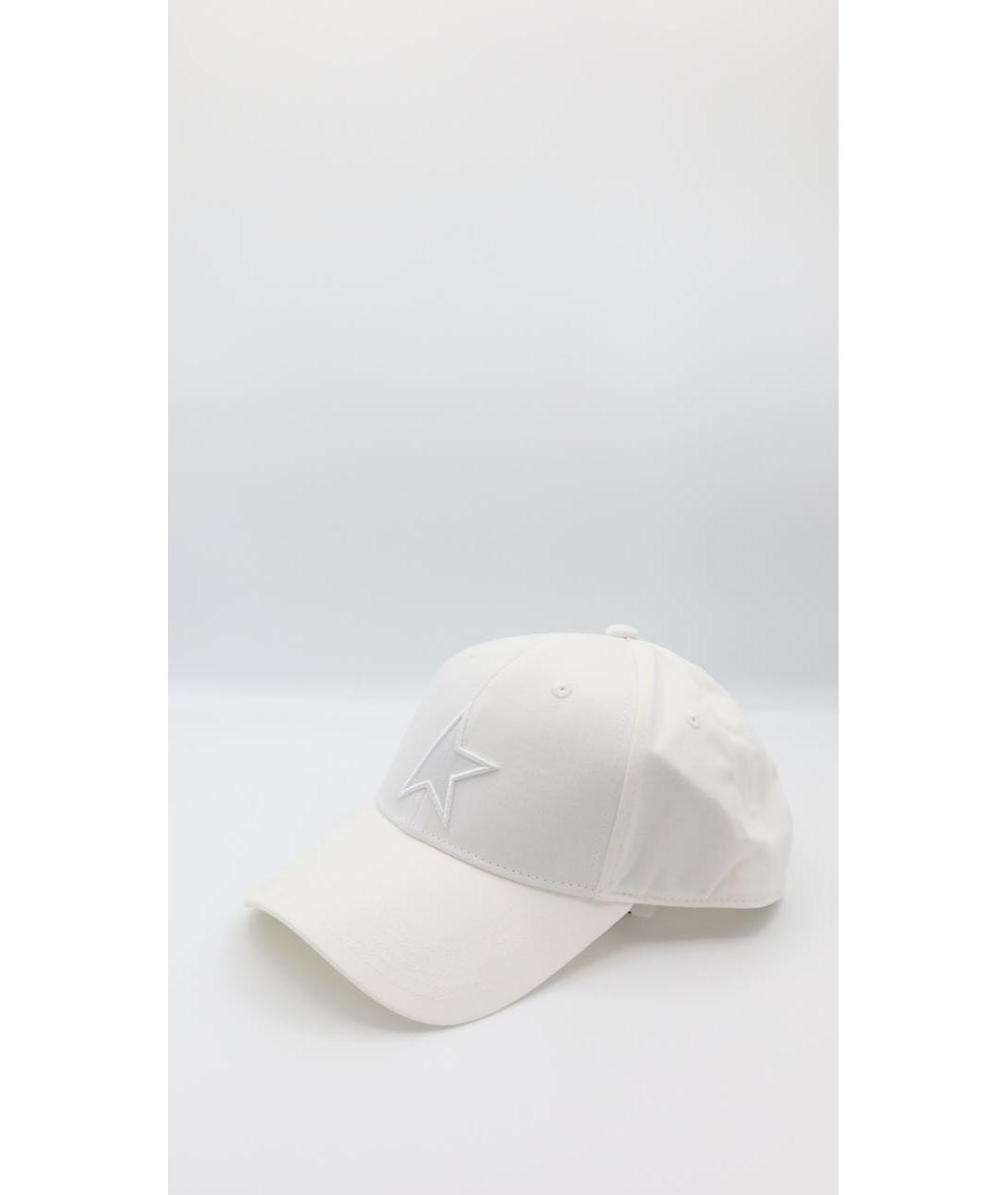 GOLDEN GOOSE DELUXE BRAND Белая хлопковая кепка, фото 6
