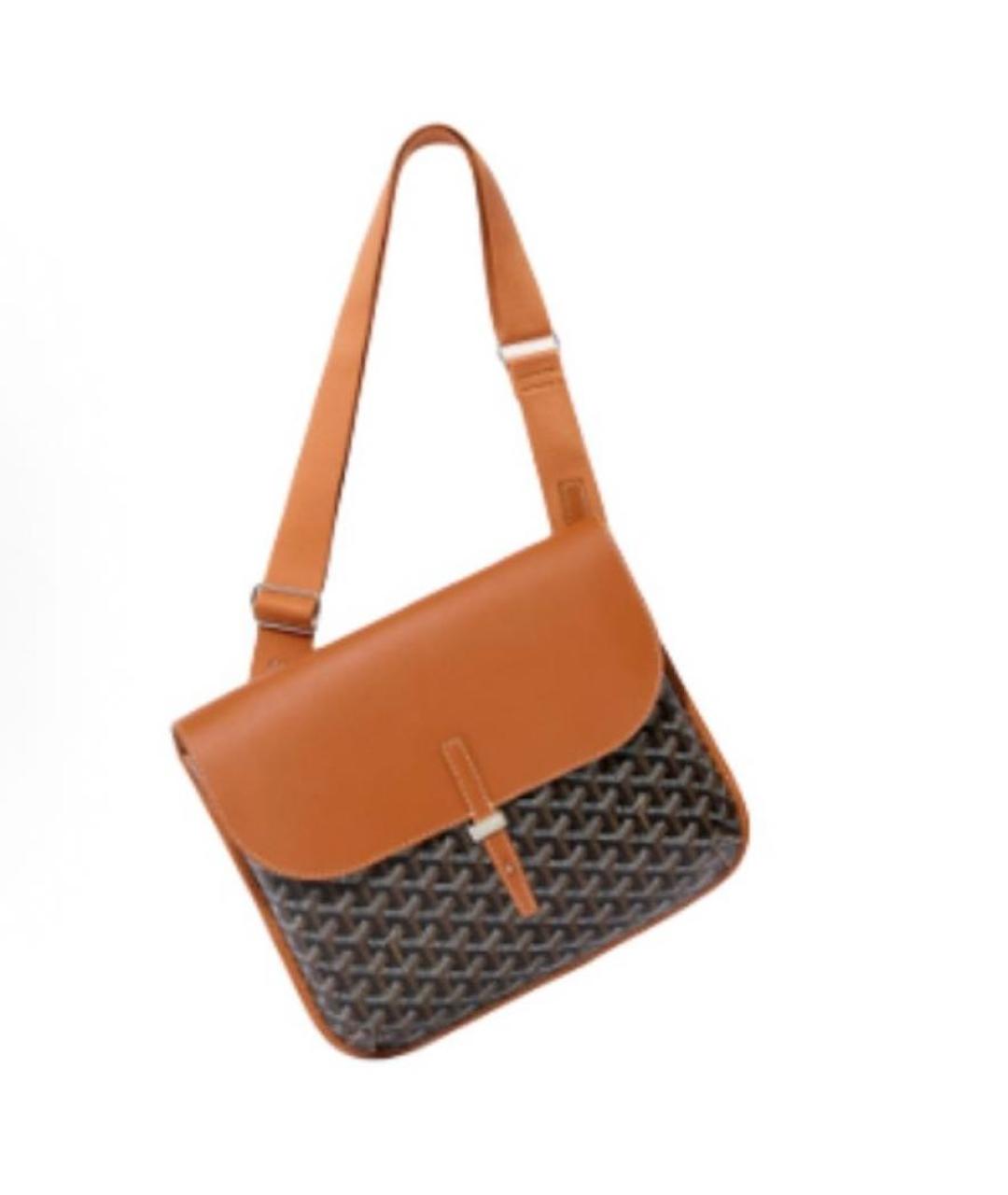 GOYARD Коричневая сумка на плечо, фото 2