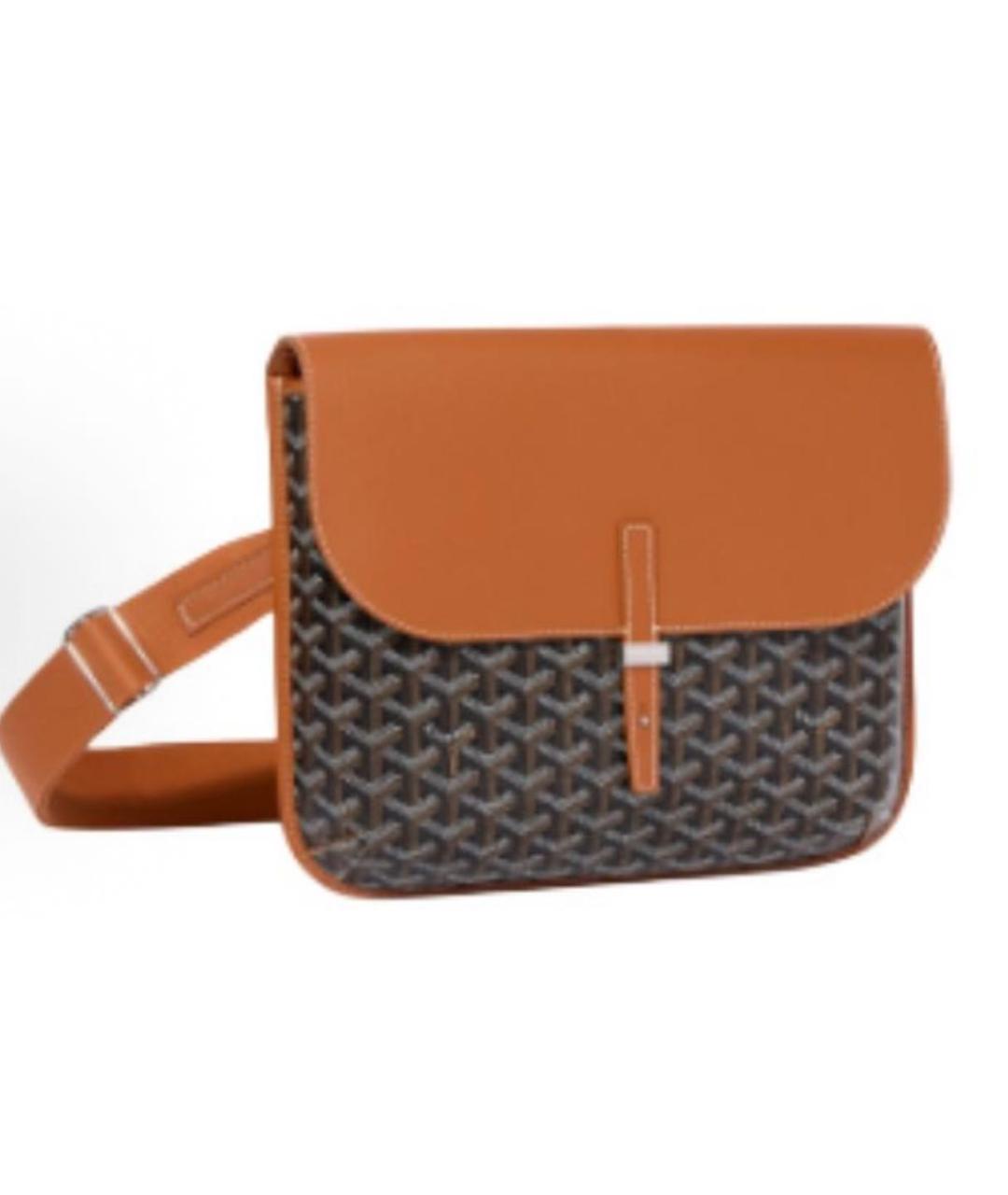 GOYARD Коричневая сумка на плечо, фото 1