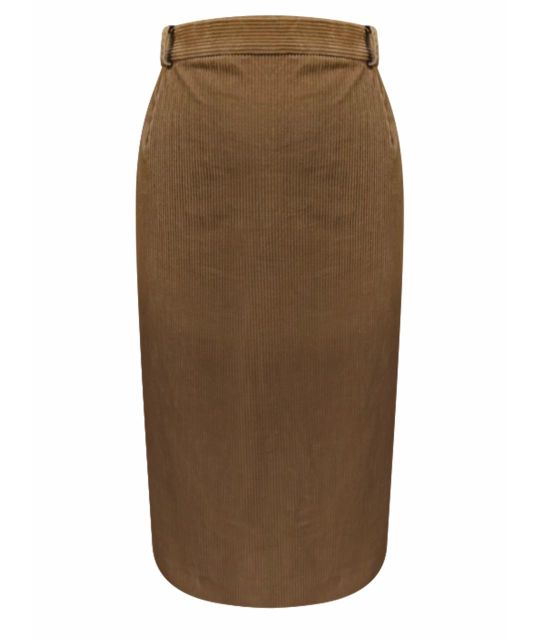 WEEKEND MAX MARA Хлопковая юбка миди, фото 9