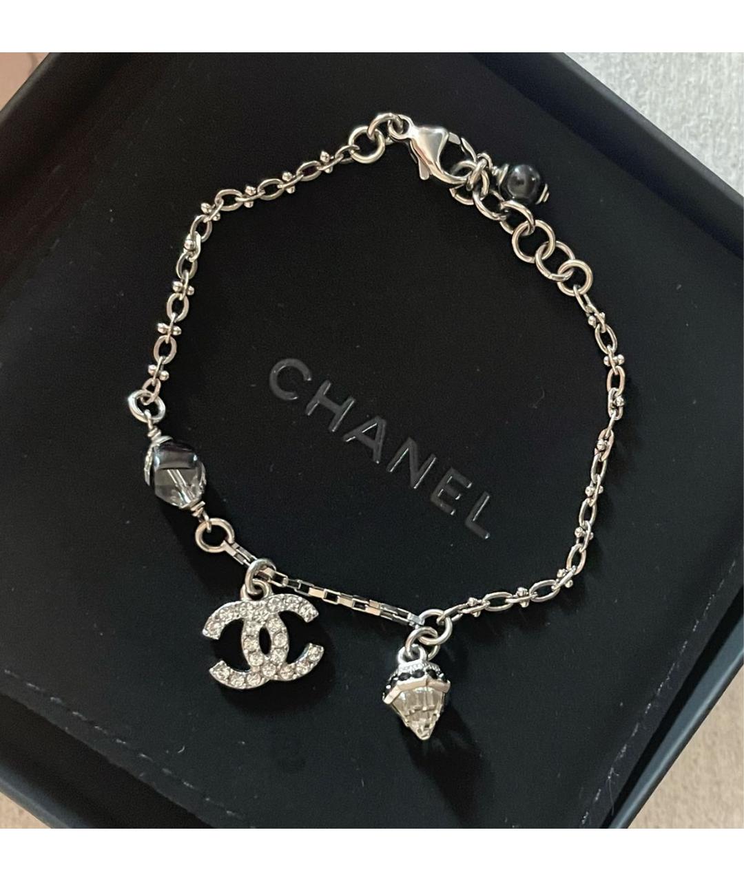 CHANEL Серебрянный браслет, фото 4