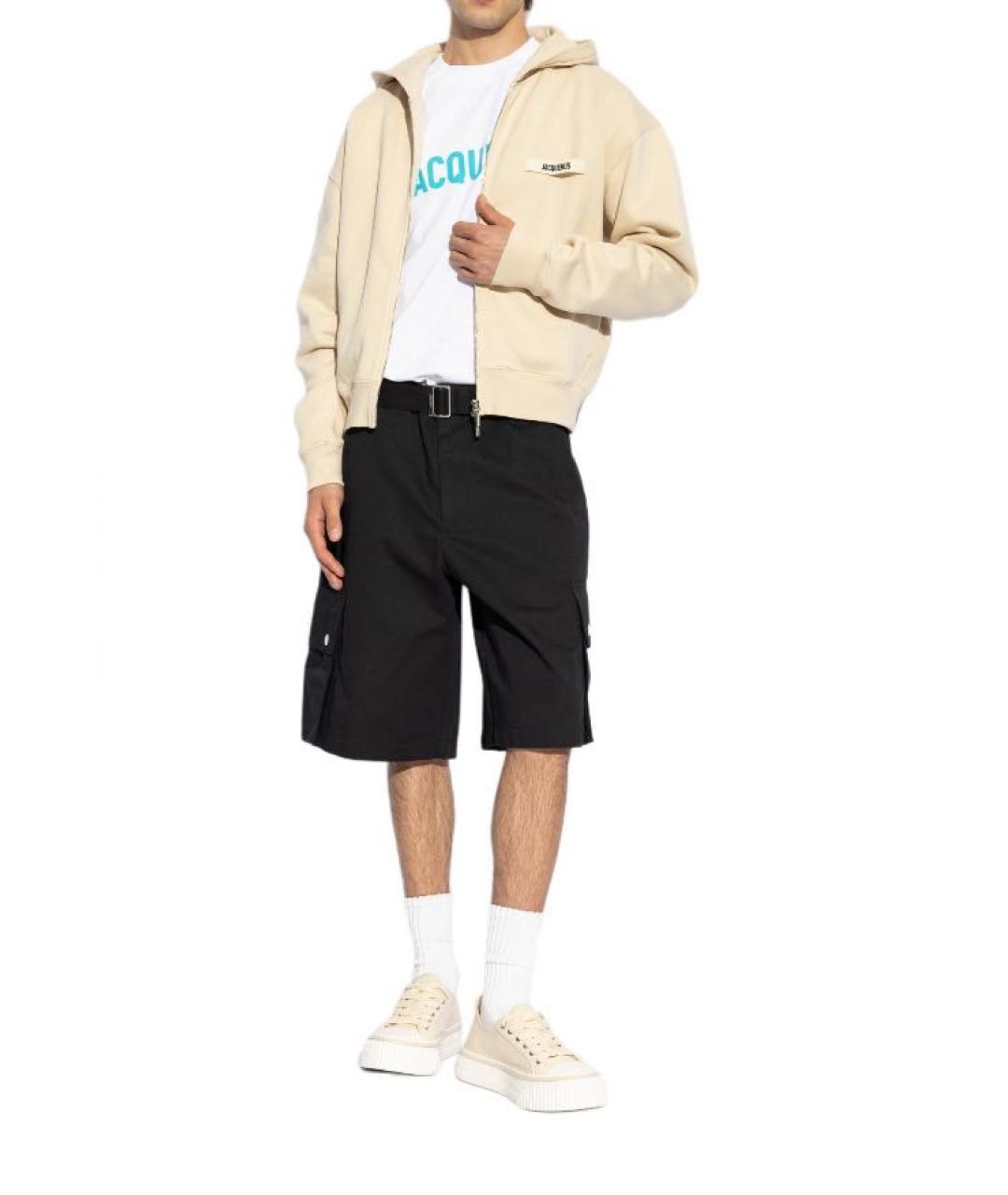 JACQUEMUS Бежевая хлопковая куртка, фото 4