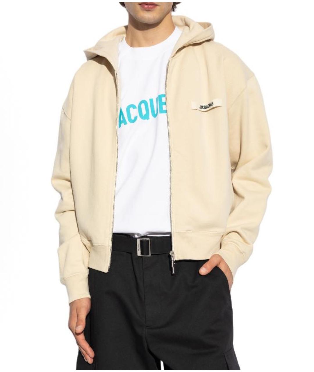 JACQUEMUS Бежевая хлопковая куртка, фото 2