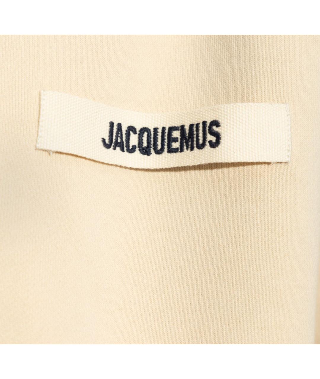JACQUEMUS Бежевая хлопковая куртка, фото 5