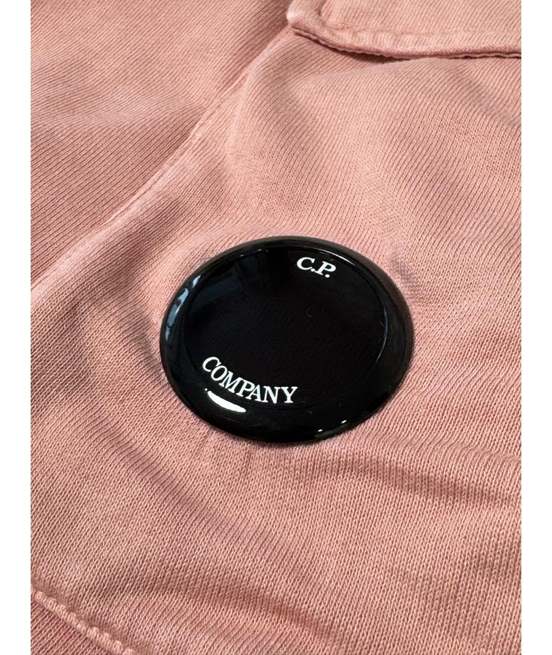 CP COMPANY Коралловые хлопковые шорты, фото 3