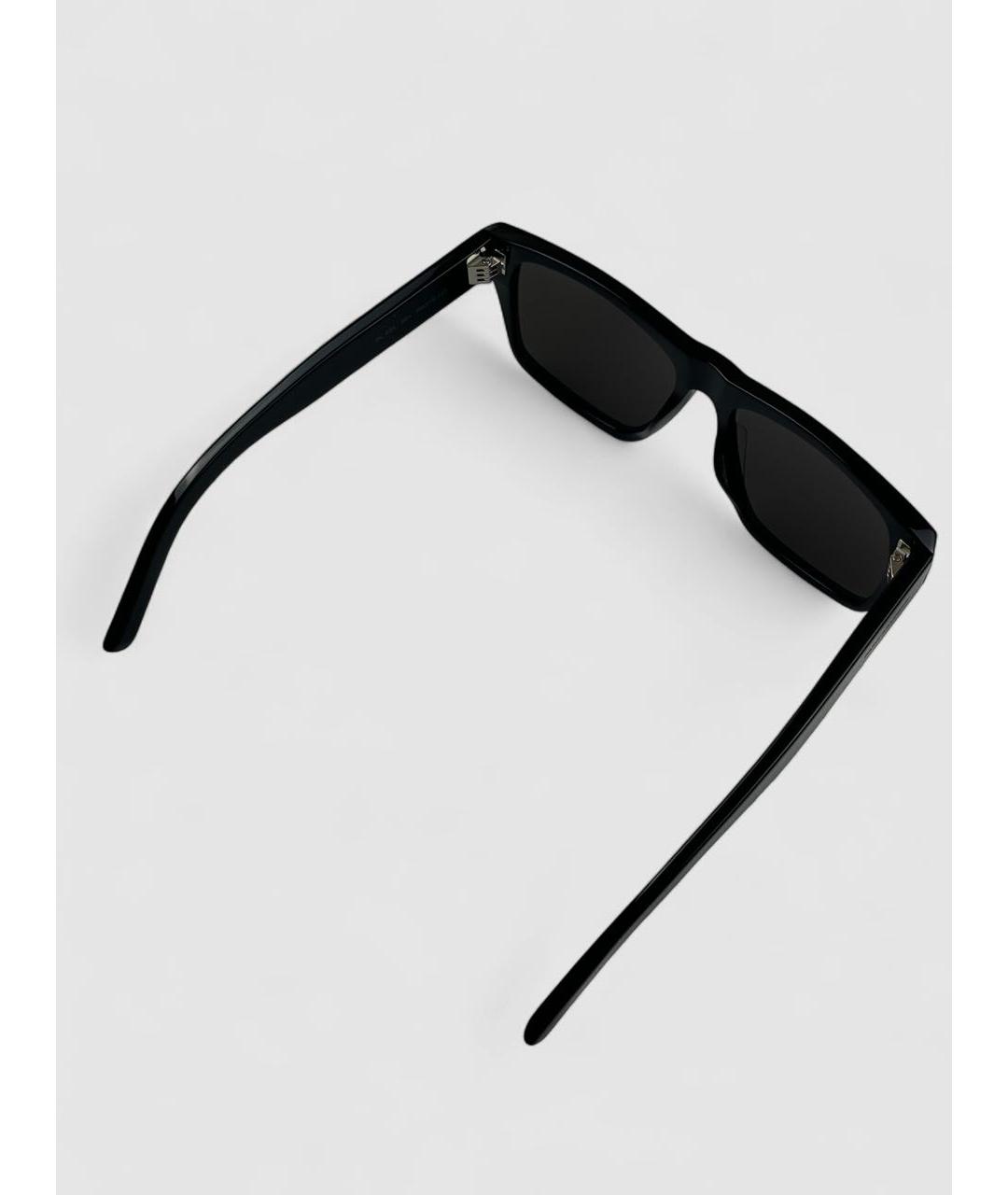 SAINT LAURENT Черные пластиковые солнцезащитные очки, фото 4
