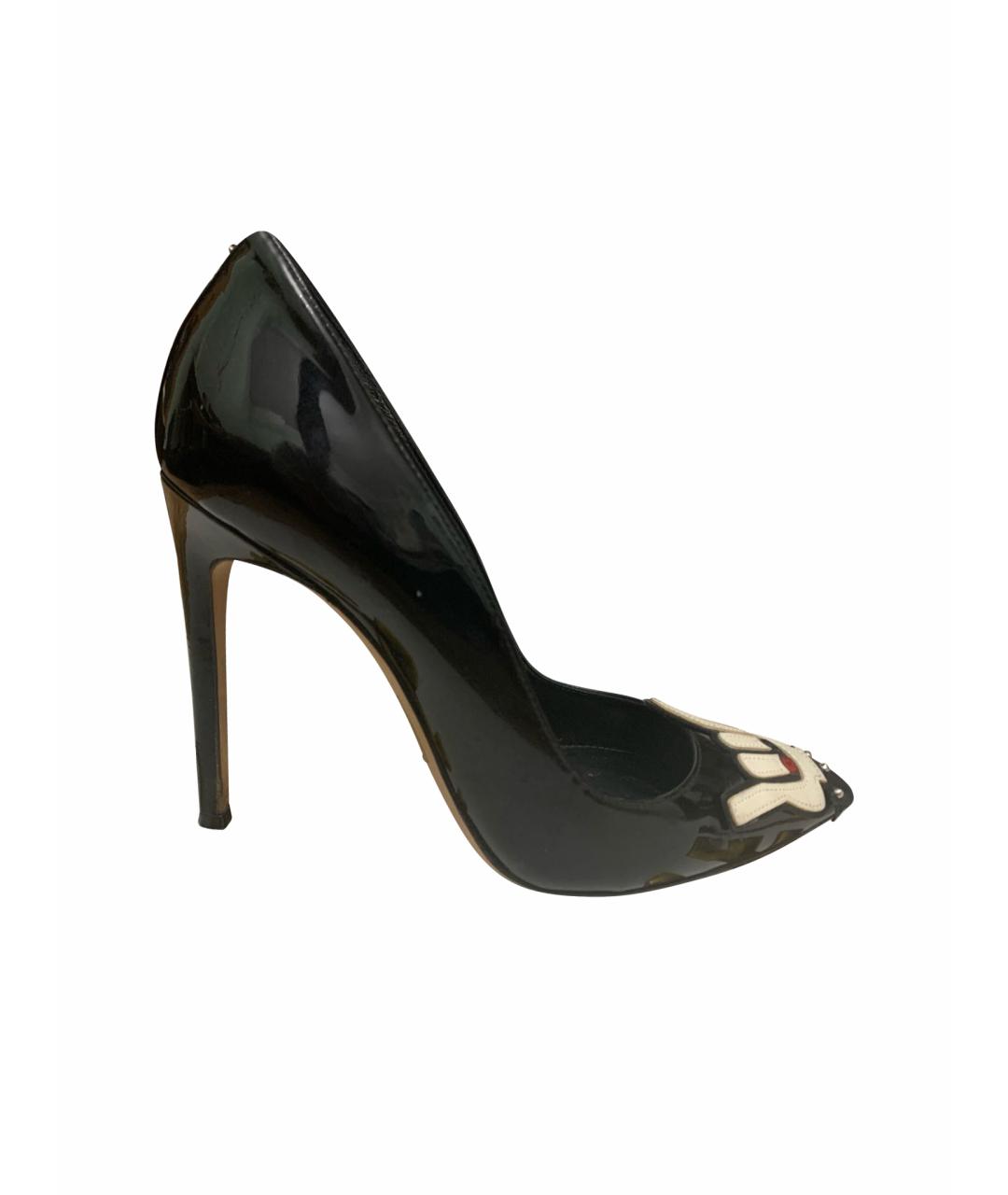 DSQUARED2 Черные туфли из лакированной кожи, фото 1