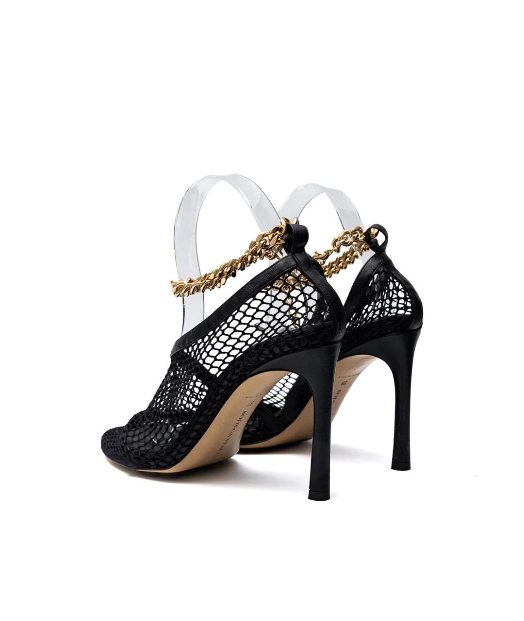 BOTTEGA VENETA Черные кожаные туфли, фото 3
