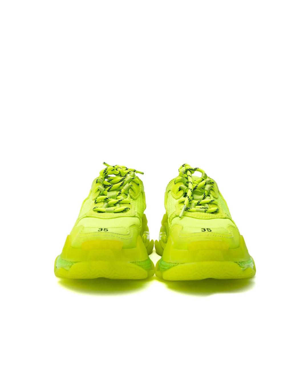 BALENCIAGA Зеленые текстильные кроссовки, фото 4