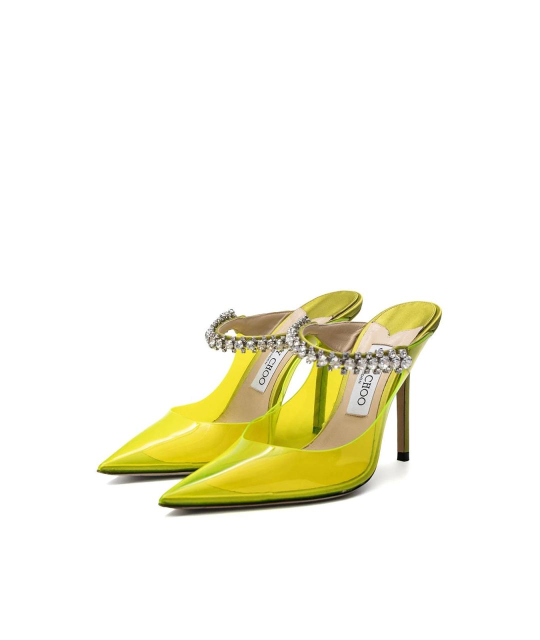 JIMMY CHOO Желтые туфли, фото 5