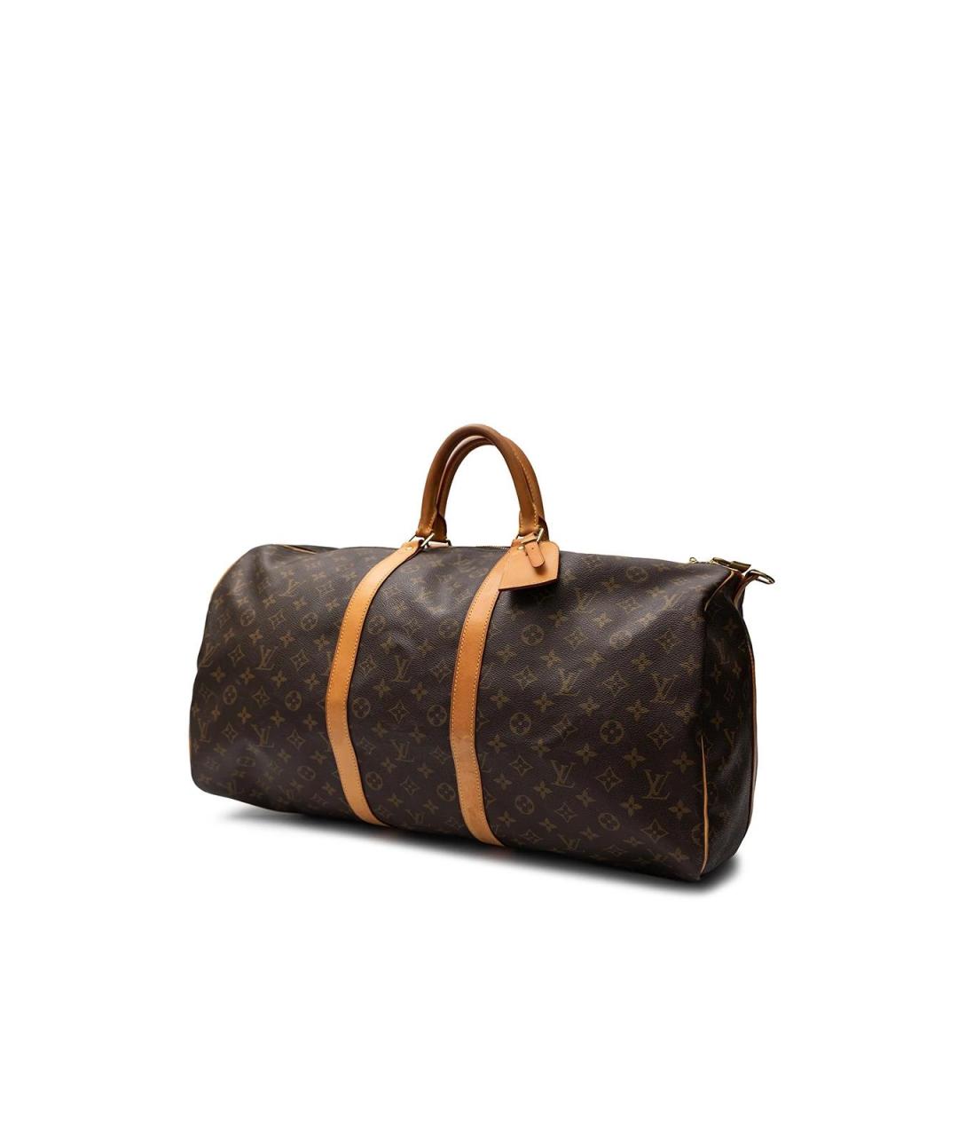 LOUIS VUITTON Коричневая кожаная сумка тоут, фото 2