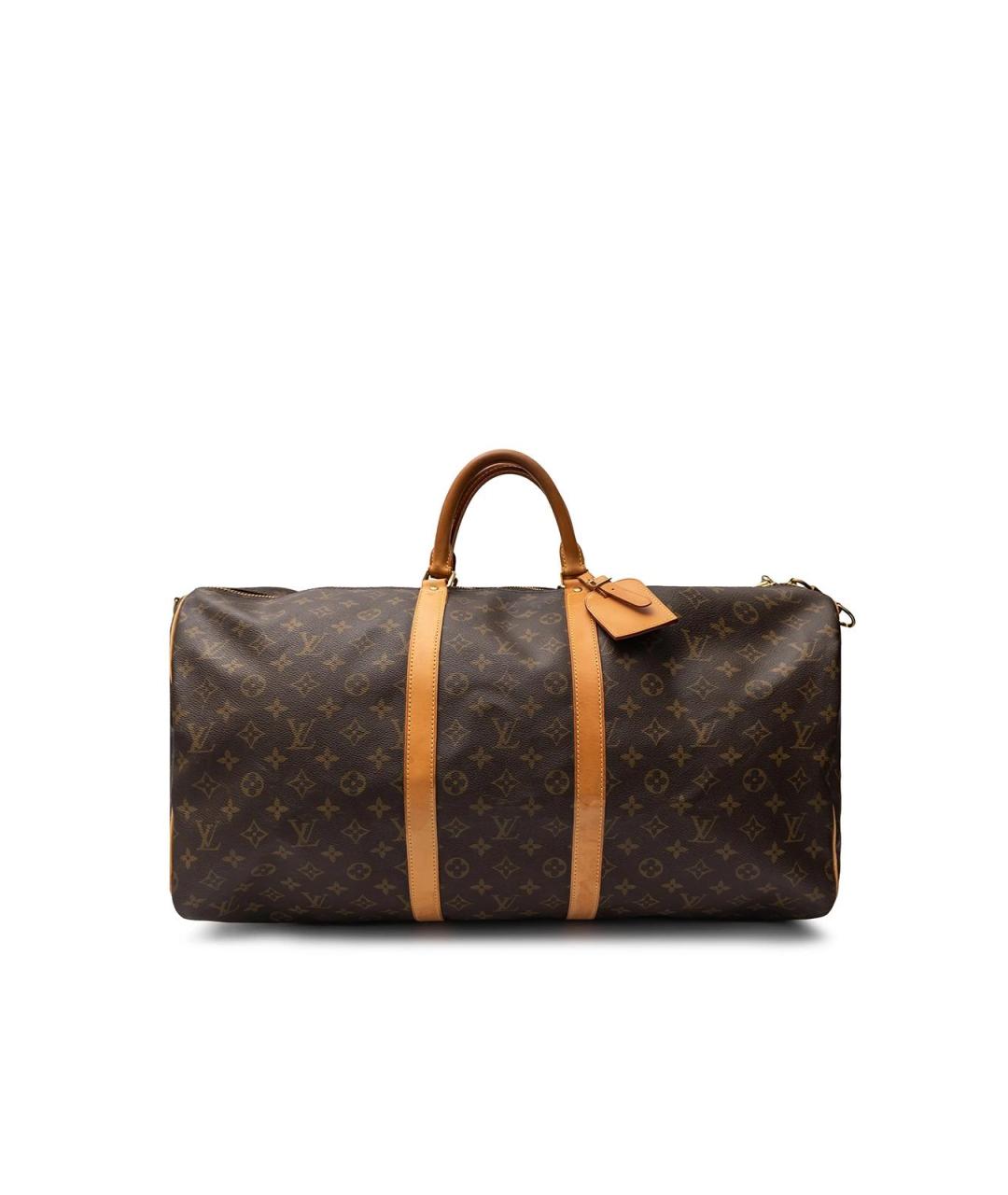 LOUIS VUITTON Коричневая кожаная сумка тоут, фото 1