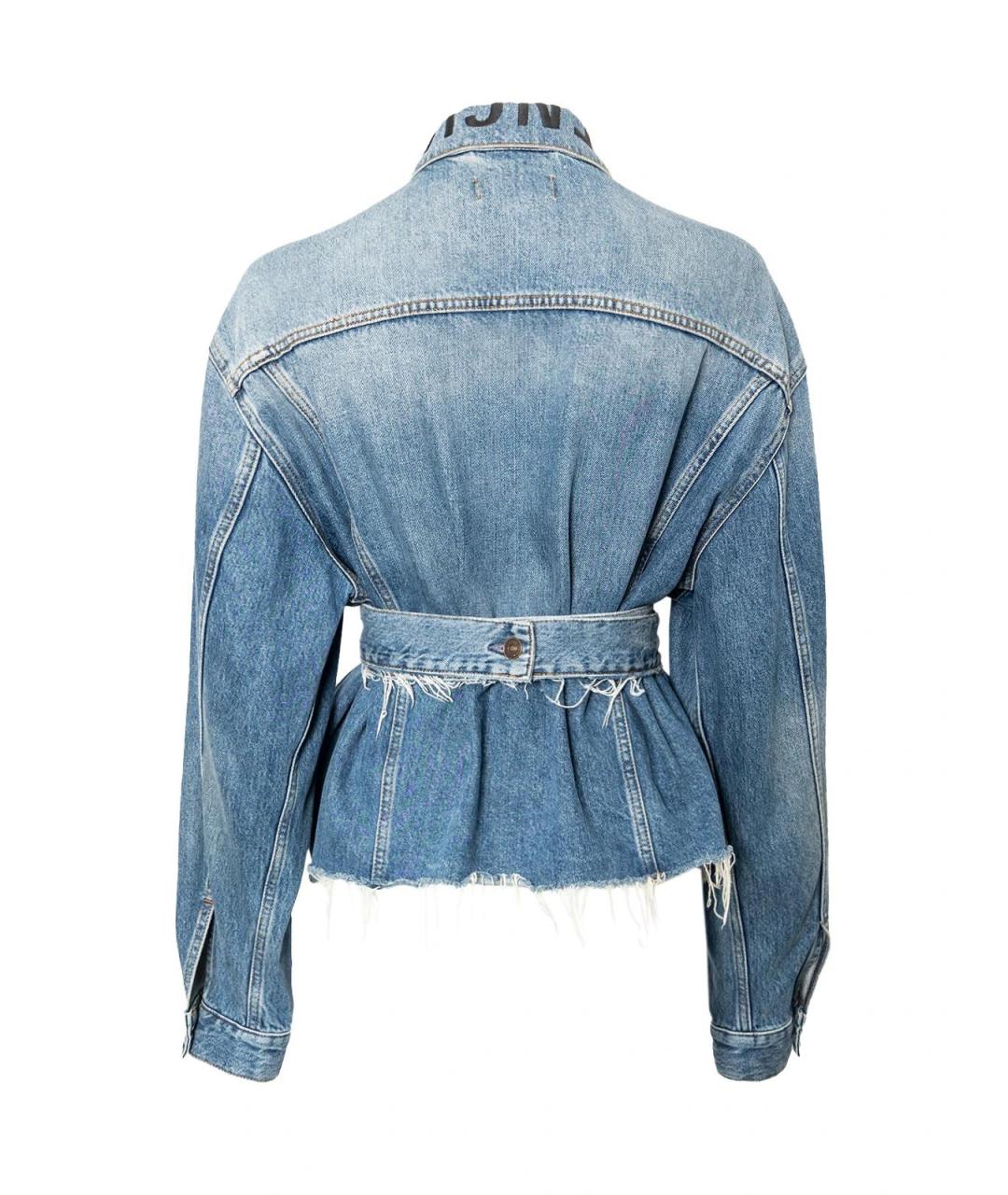 BALENCIAGA Синяя хлопковая куртка, фото 3