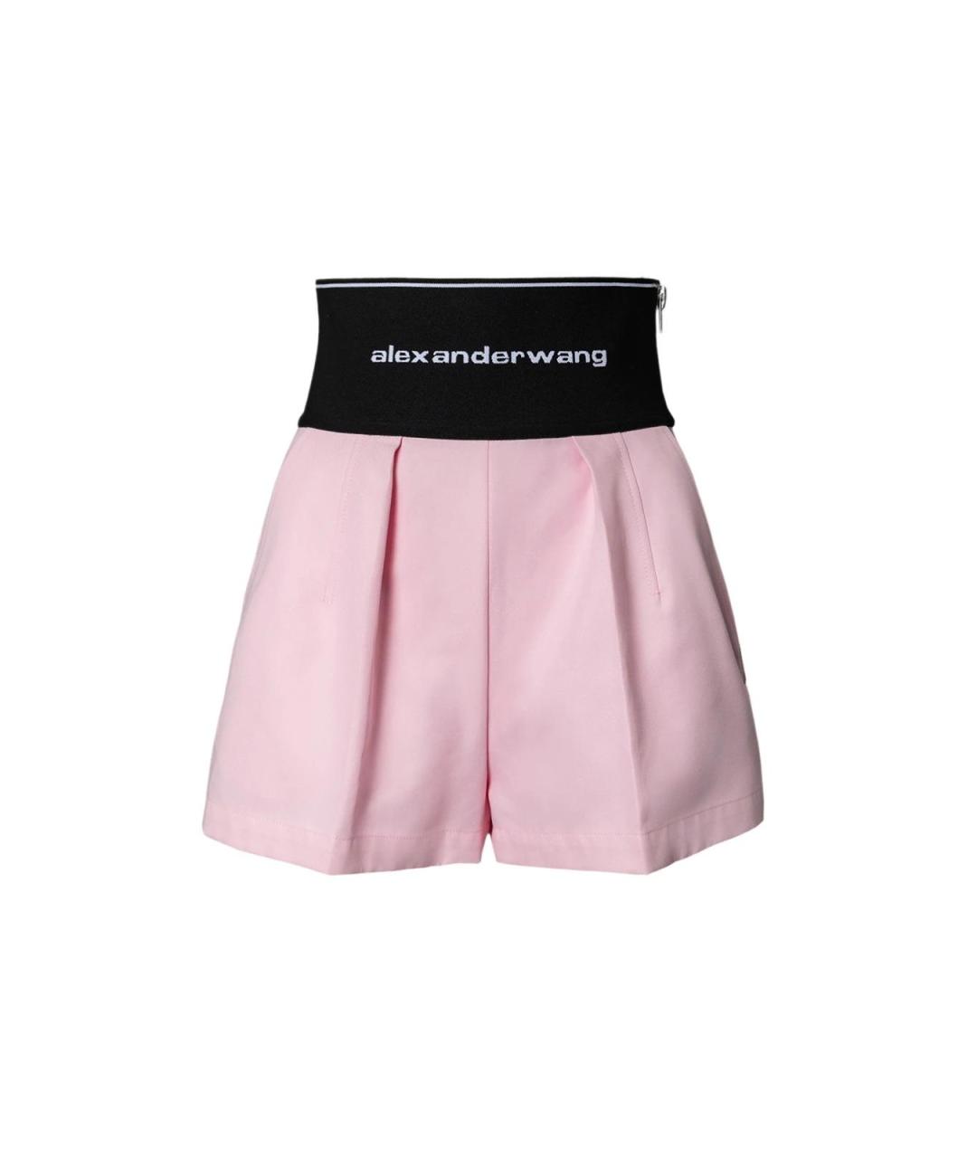 ALEXANDER WANG Розовые хлопковые шорты, фото 1