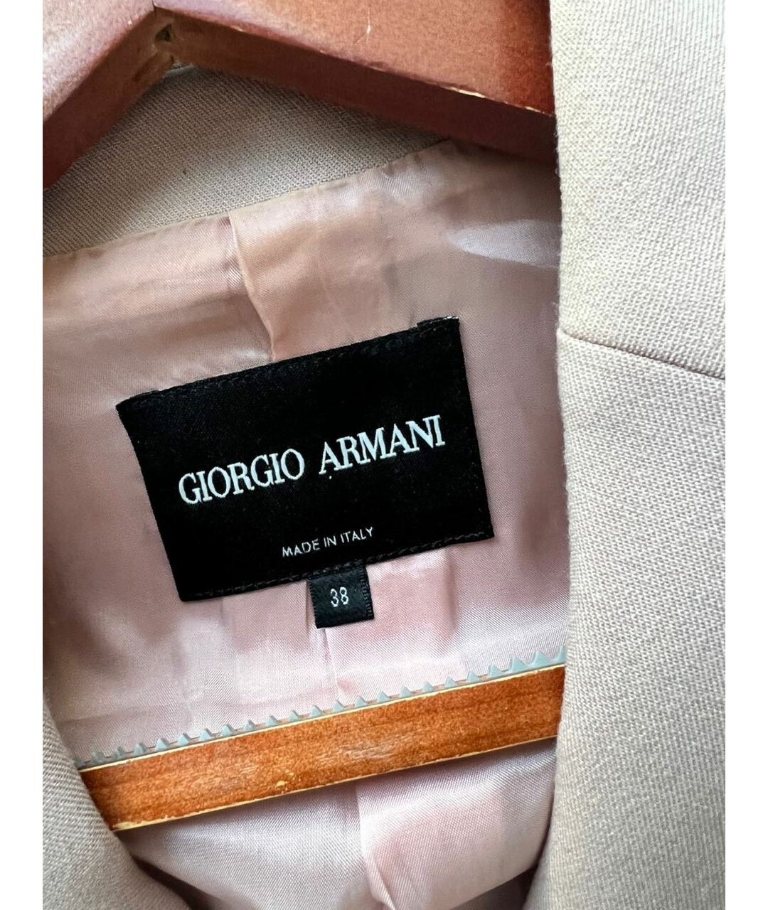 GIORGIO ARMANI Бежевый жакет/пиджак, фото 4