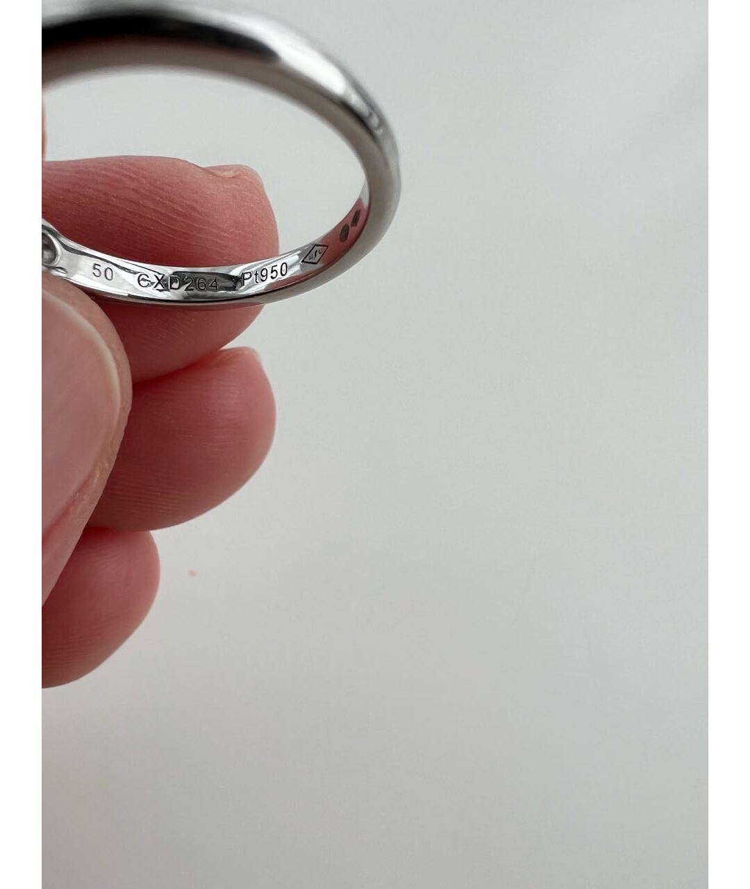 CARTIER Серебряное платиновое кольцо, фото 5