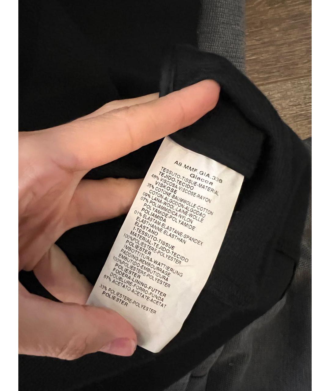 MAX MARA Черное пальто, фото 6