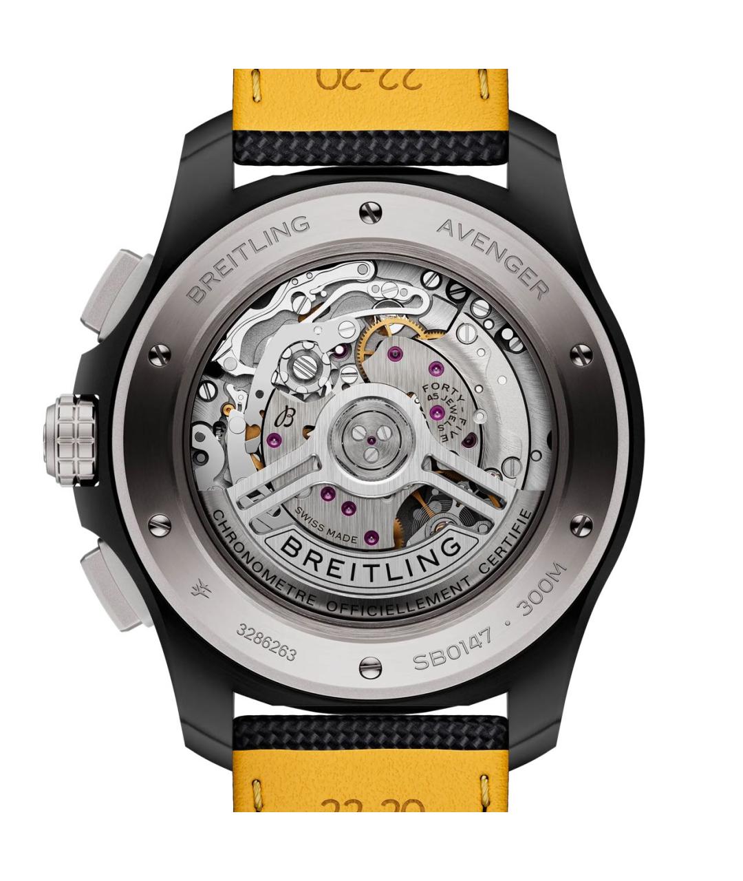 BREITLING Черные часы, фото 4