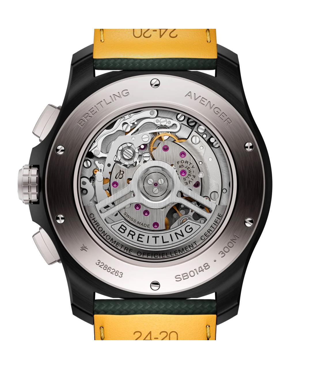 BREITLING Зеленые часы, фото 4